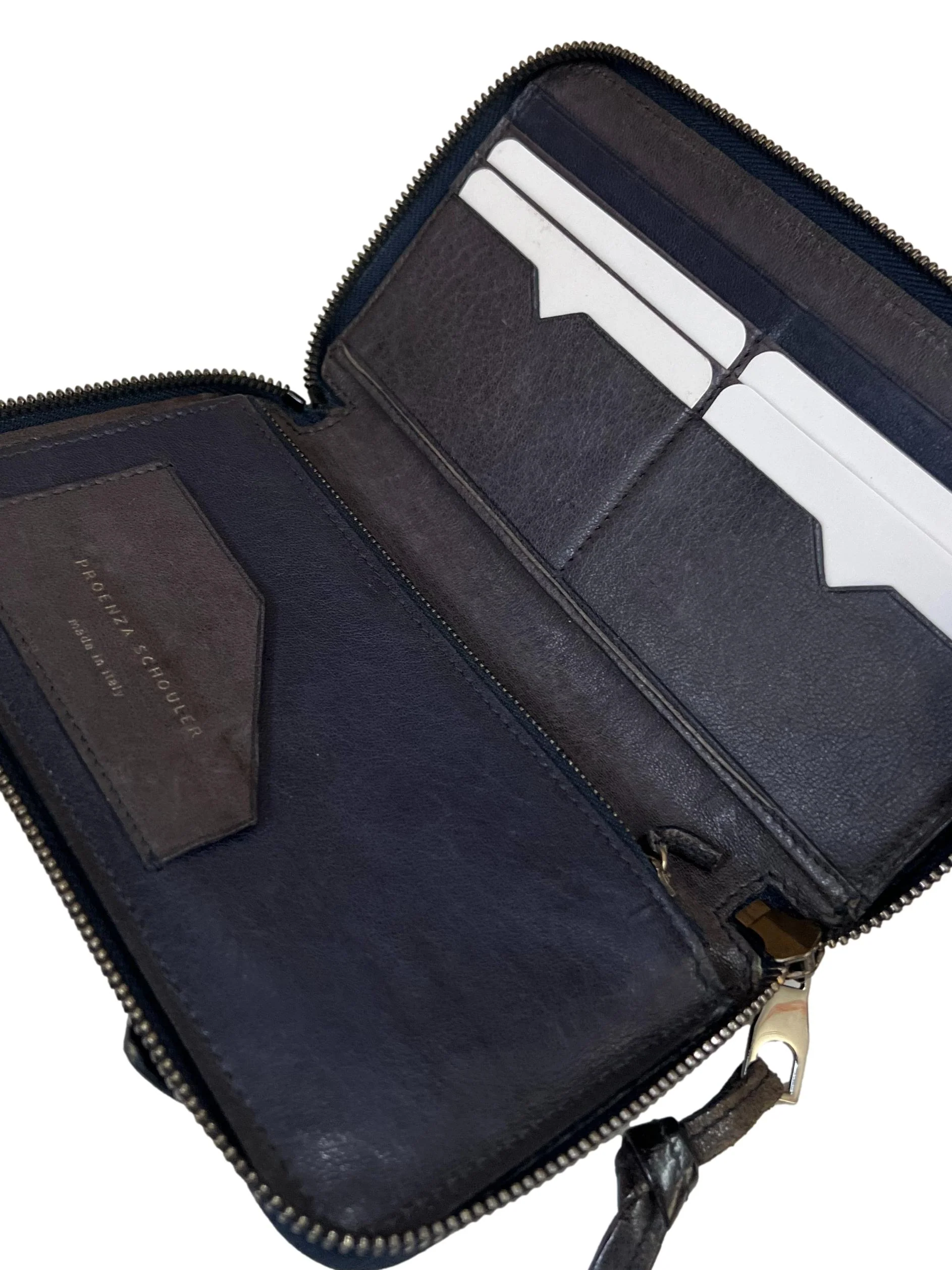 Navy Leather Ps1 Long Wallet - Image 3