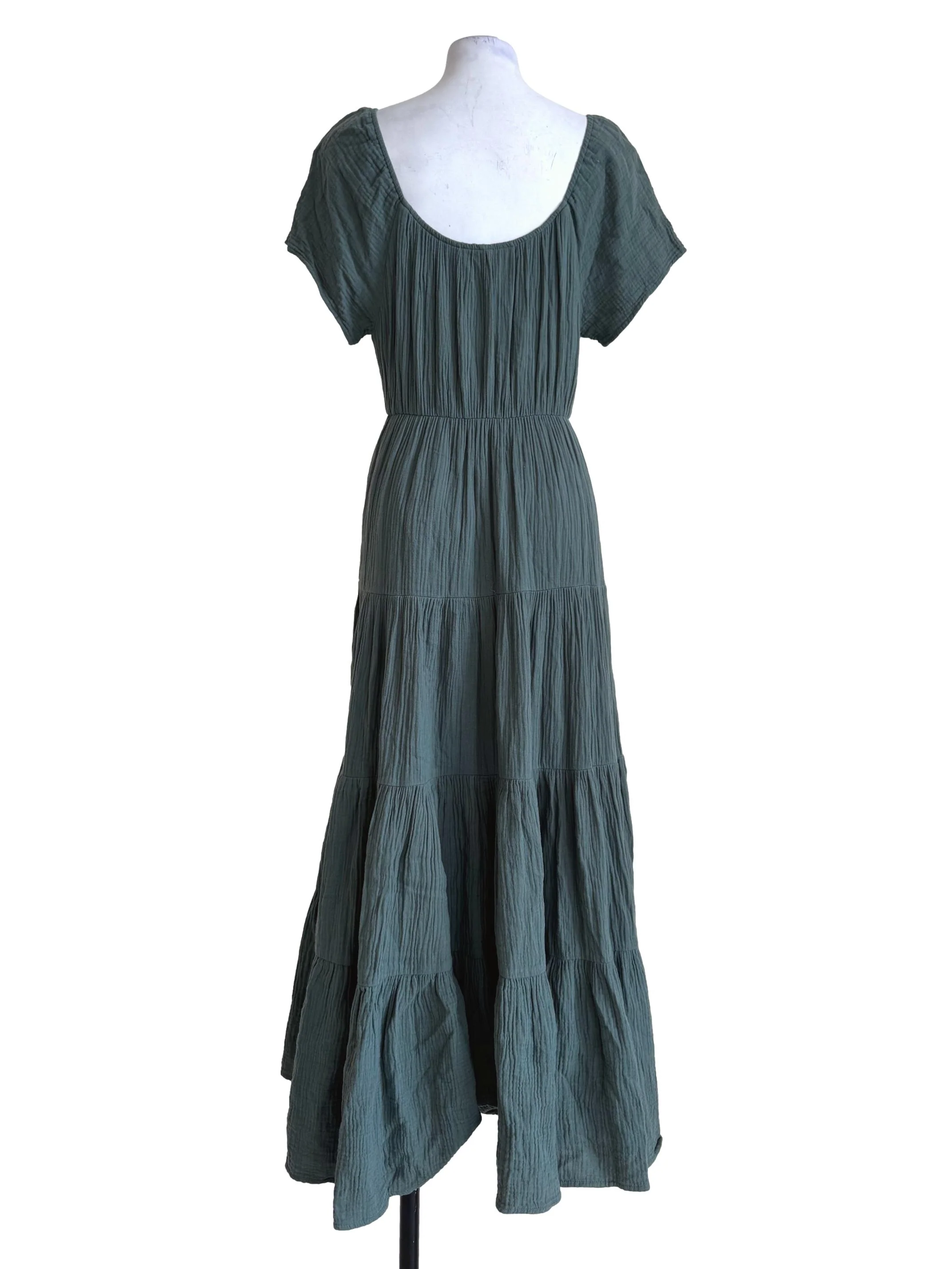 Nickel Green Round Neck Dress - Image 2