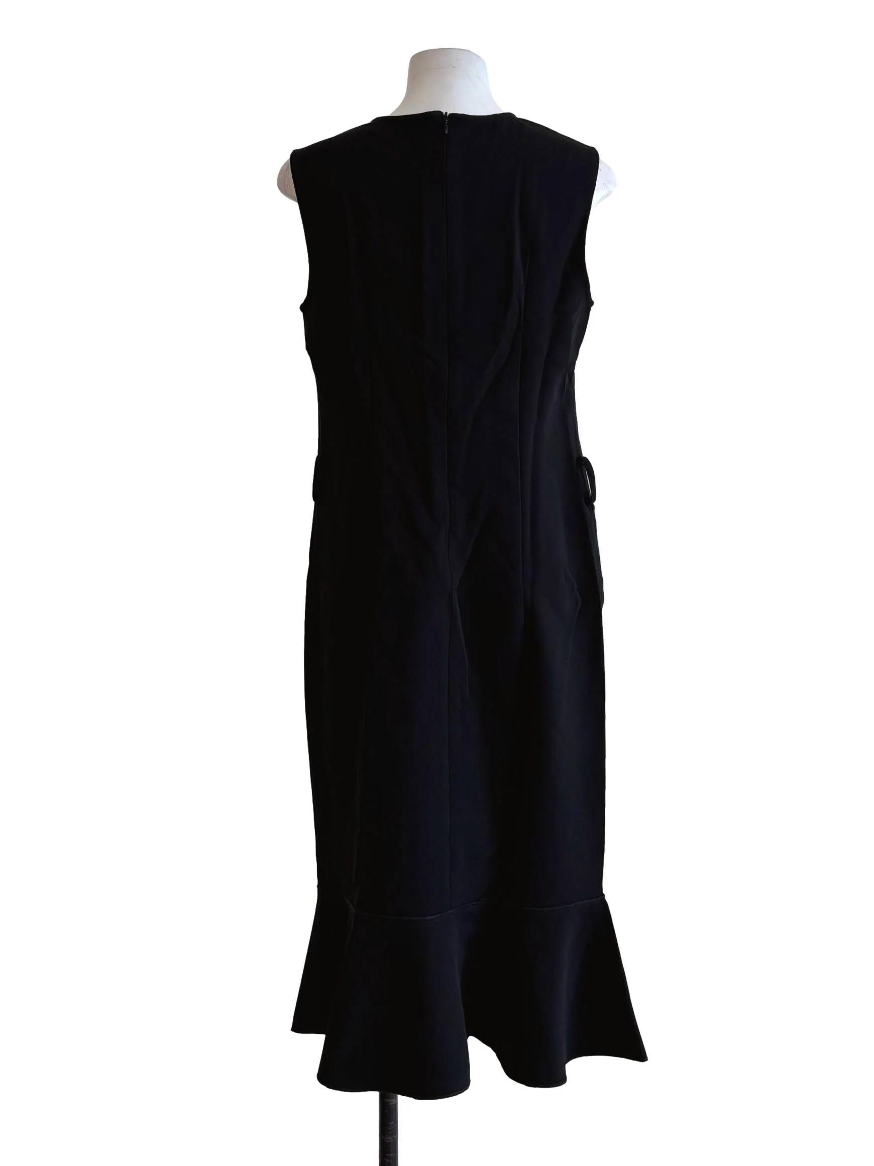 Night Black Sleeveless Pencil Dress - Image 2