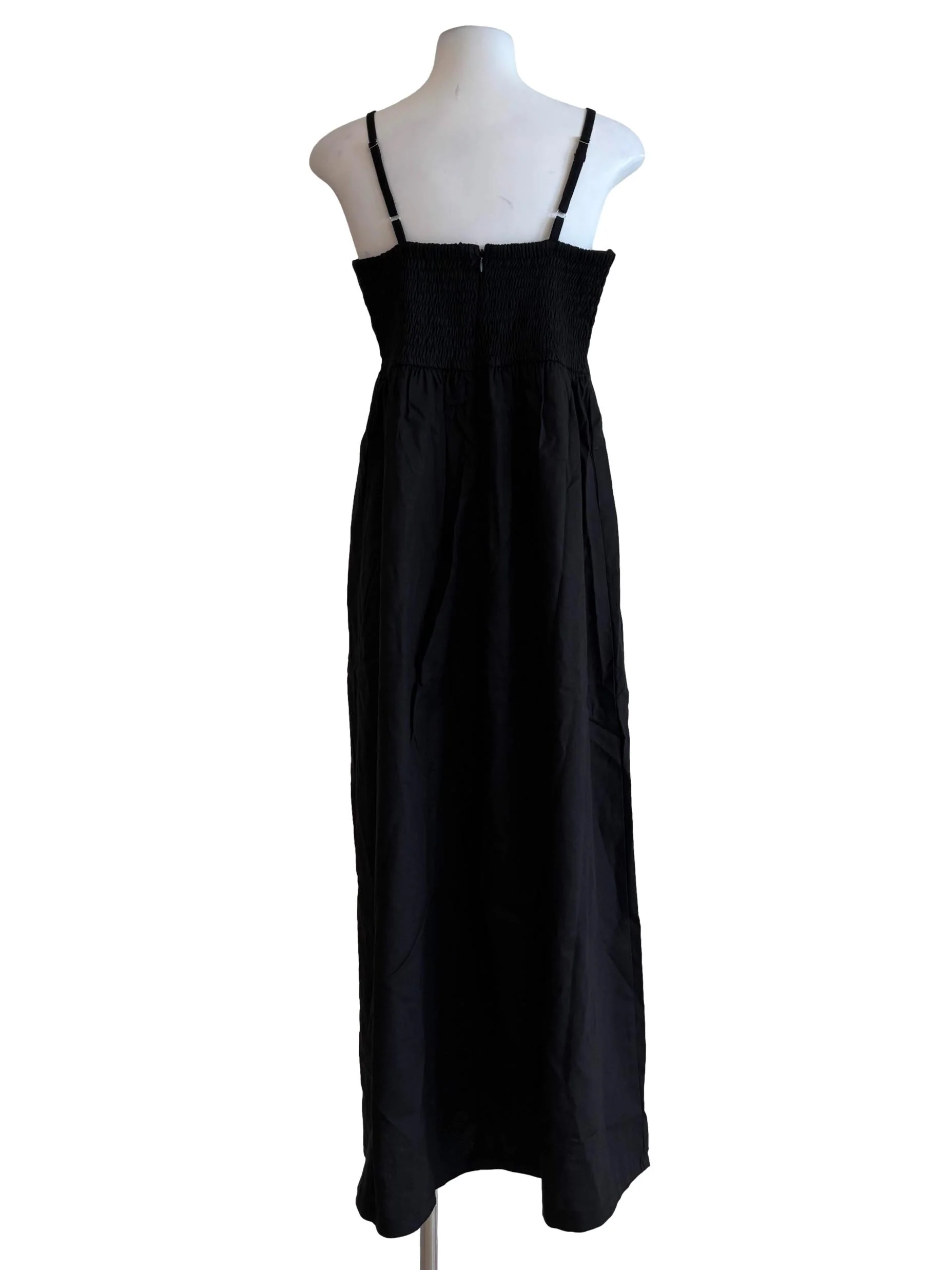 Night Black Spaghetti Strap Dress - Image 2