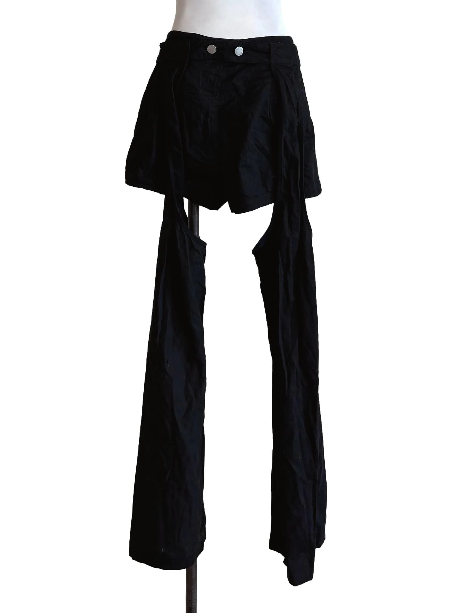 Night Black Suspension Pants YHF - Image 2