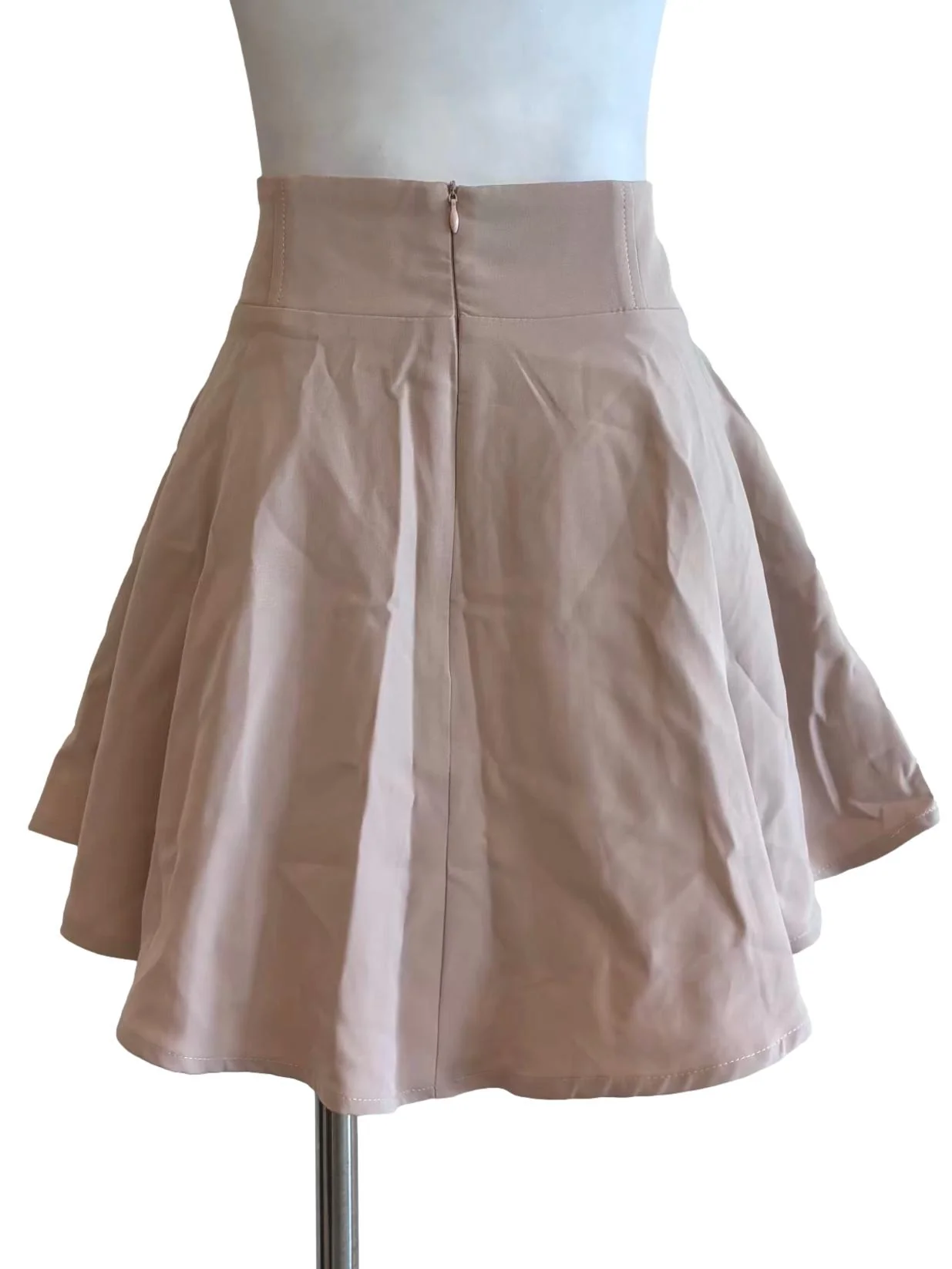 Nude Pink Mini Tennis Skirt - Image 2