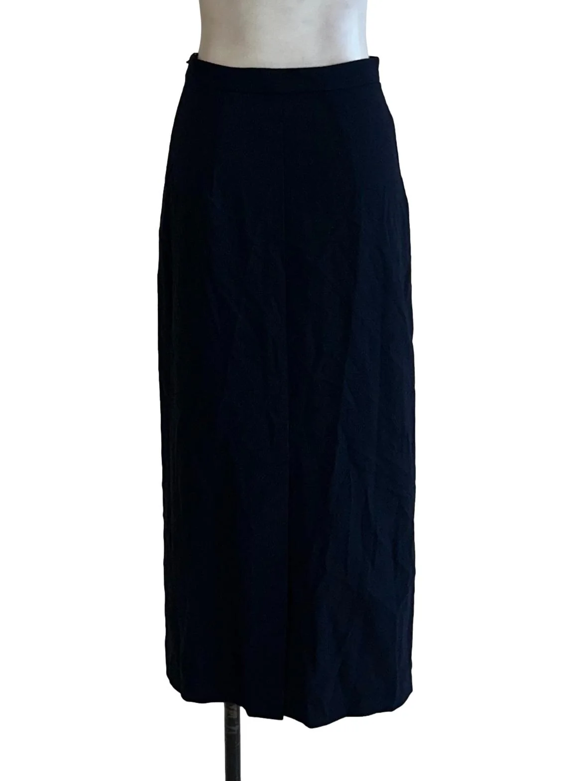 Nyon Skirt - Midi Pencil Skirt In Navy CSN - Image 6