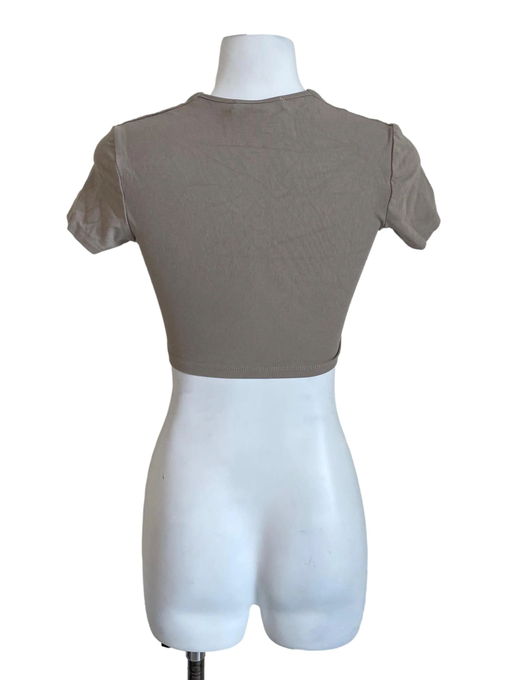 Oat Queen Anne Crop Tee - Image 2