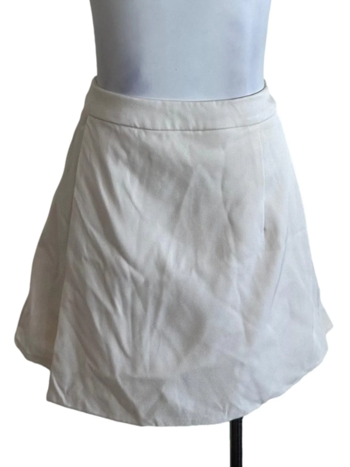 Oat White Casual Skorts TTR