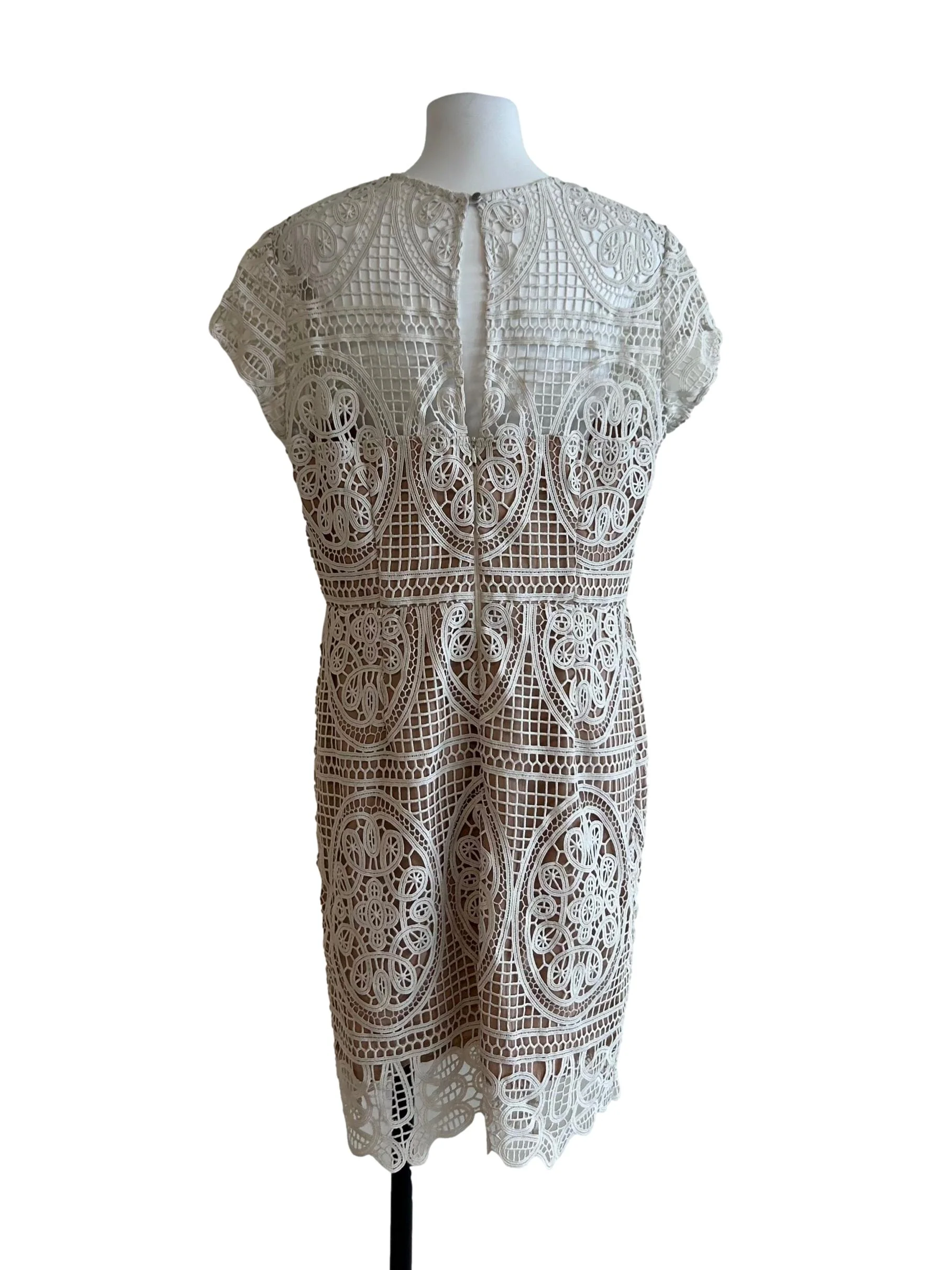 Off White Lace Dress - Image 2