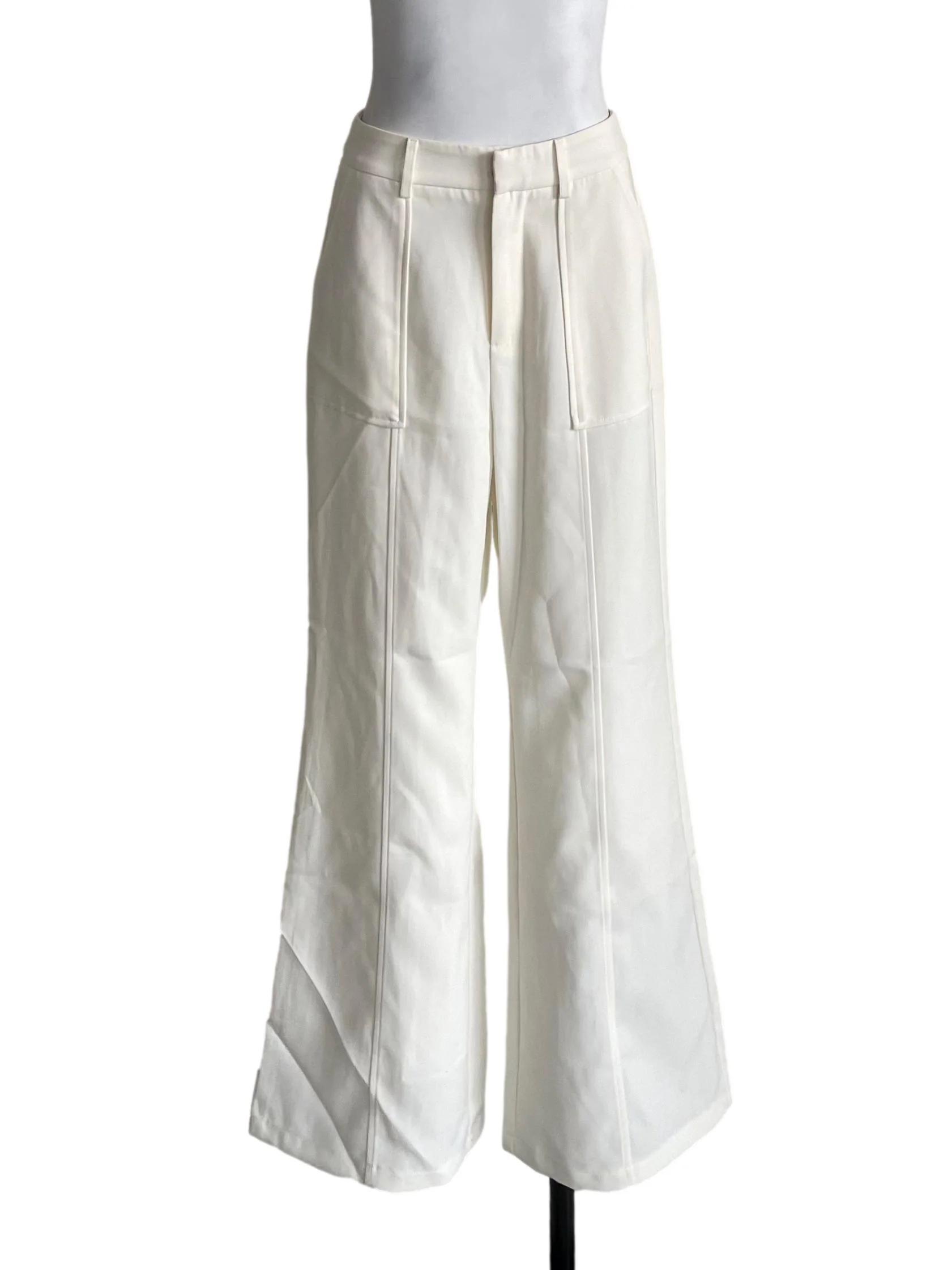 Off White Patch Pocket Pants
