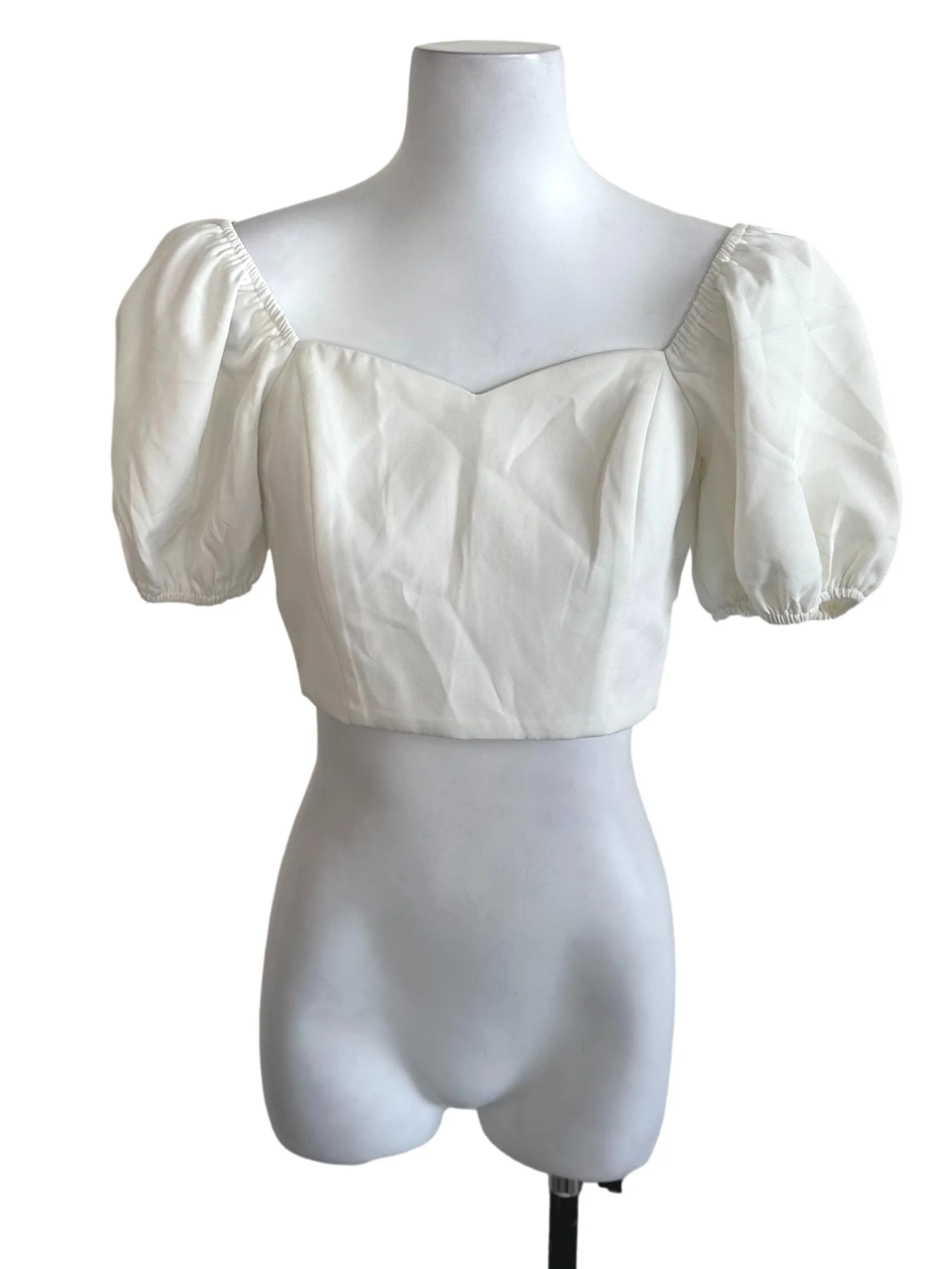Off White Plain Top