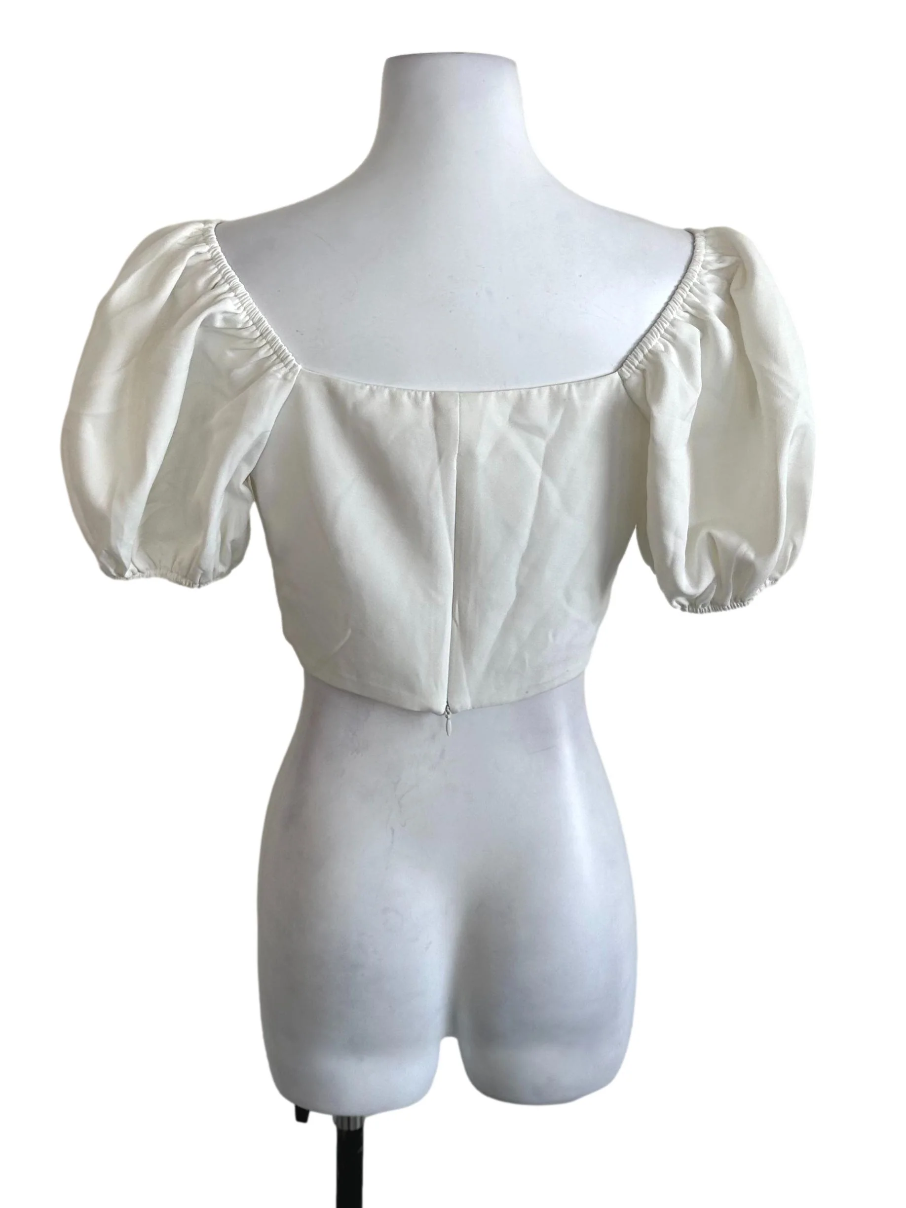 Off White Plain Top - Image 2