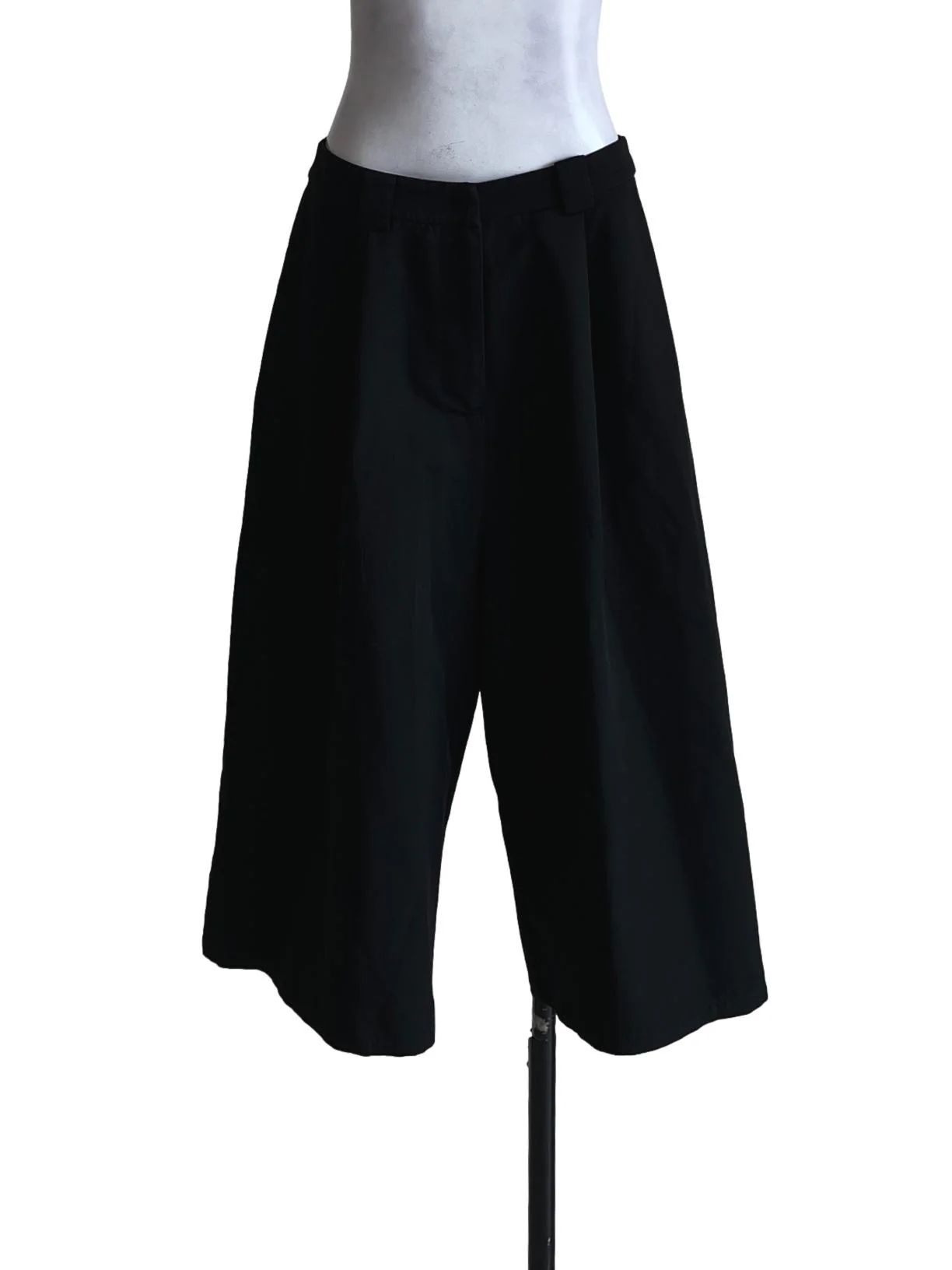 Oil Black Slick Pants