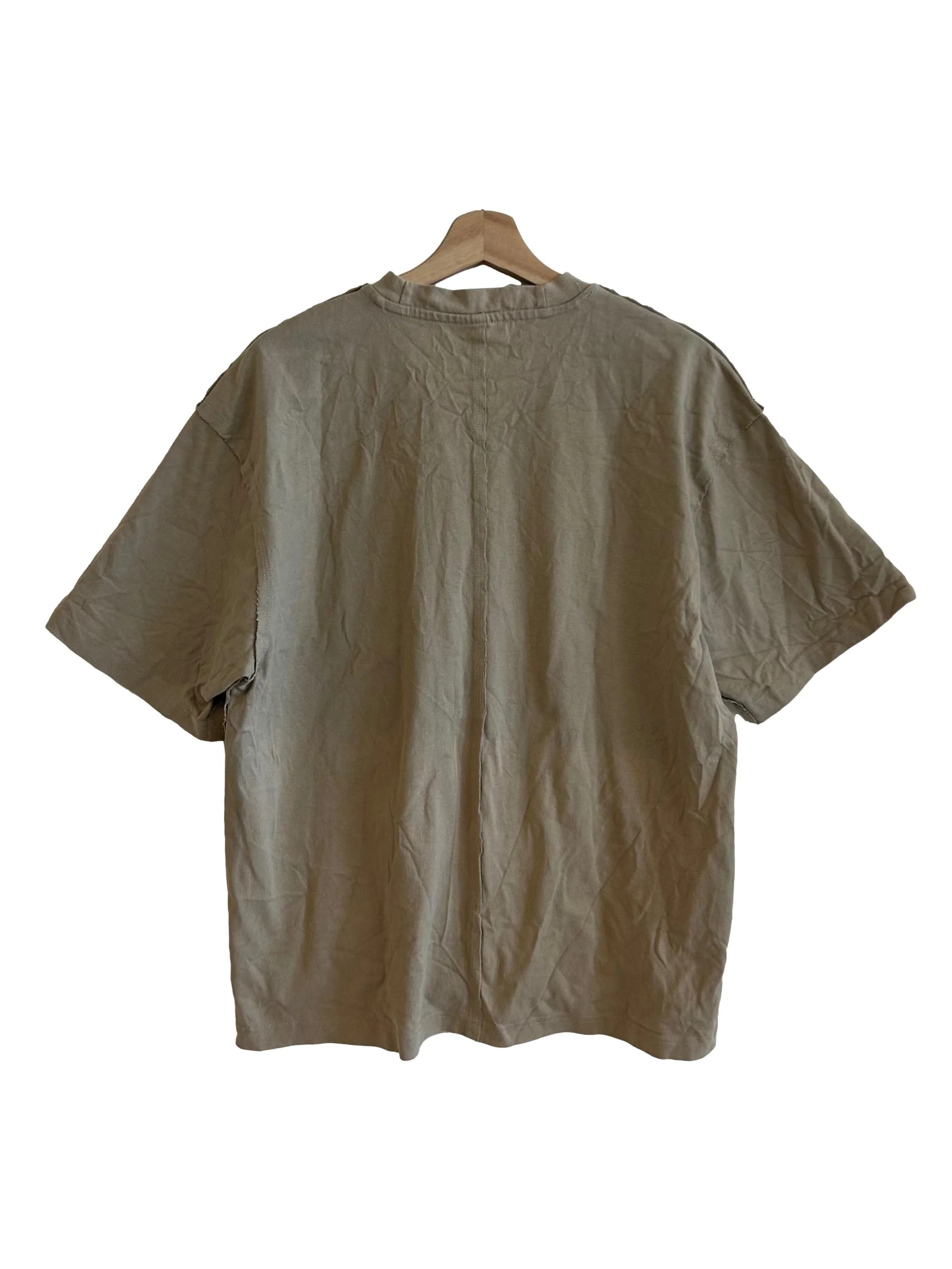 Olive Green Oversized T-Shirt - Image 2