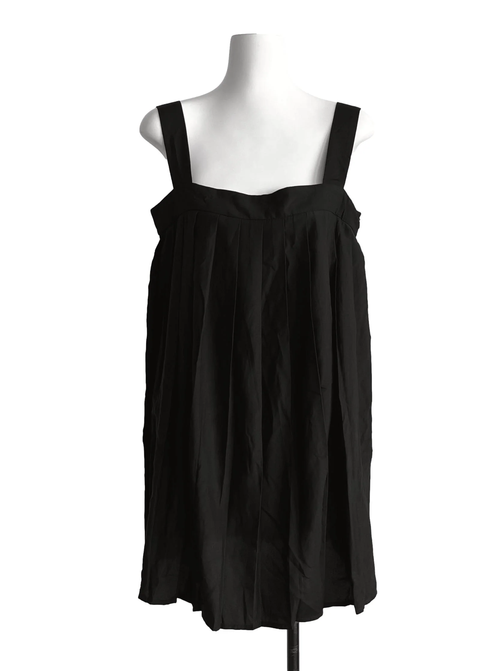 Onyx Black Apron Mini Dresses