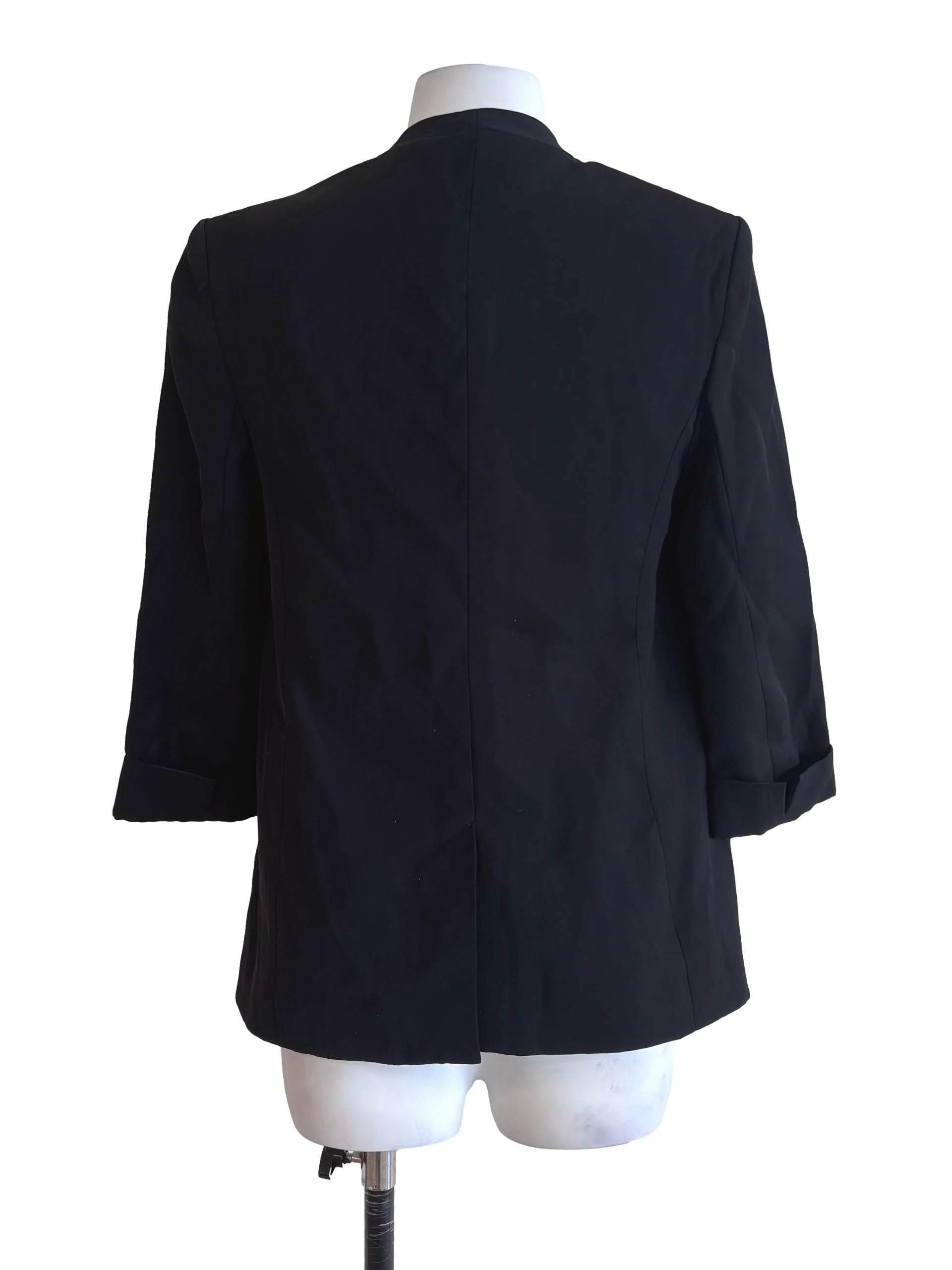 Onyx Black Buttonless Blazer LB - Image 2