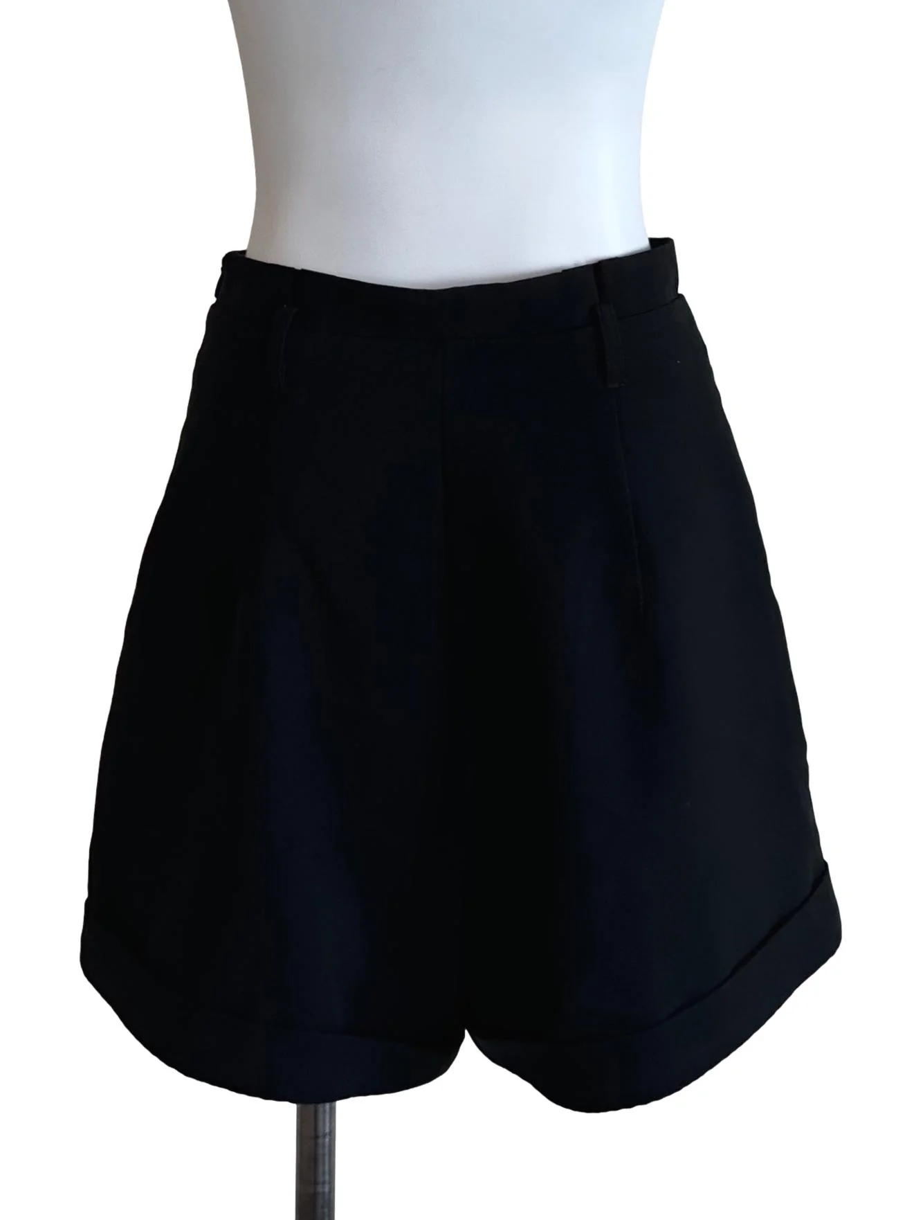 Onyx Black Casual Shorts - Image 2