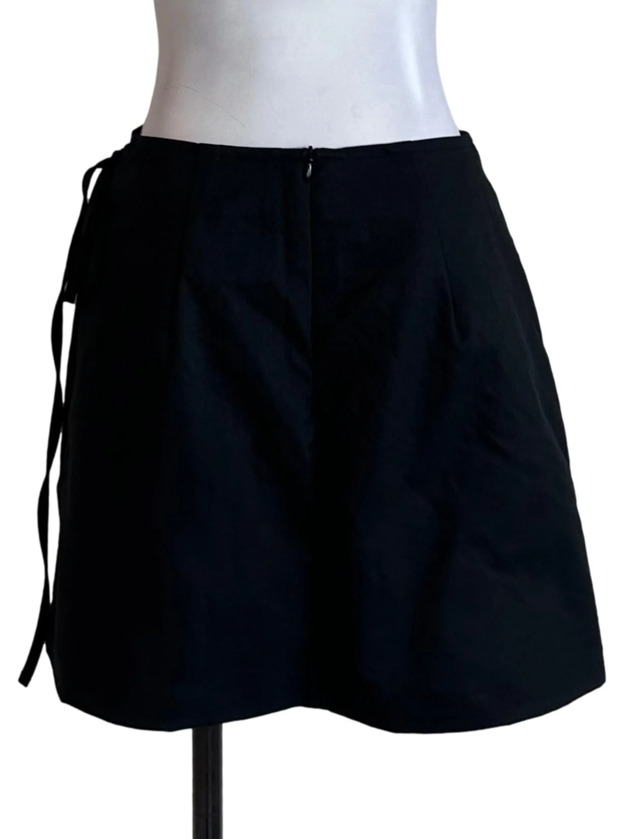 Onyx Black Casual Wrap Skorts - Image 2