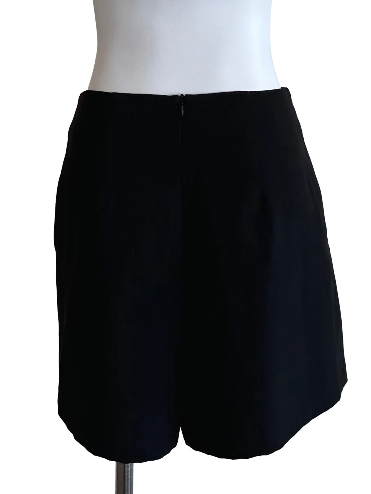 Onyx Black Ring Tied Skorts - Image 2