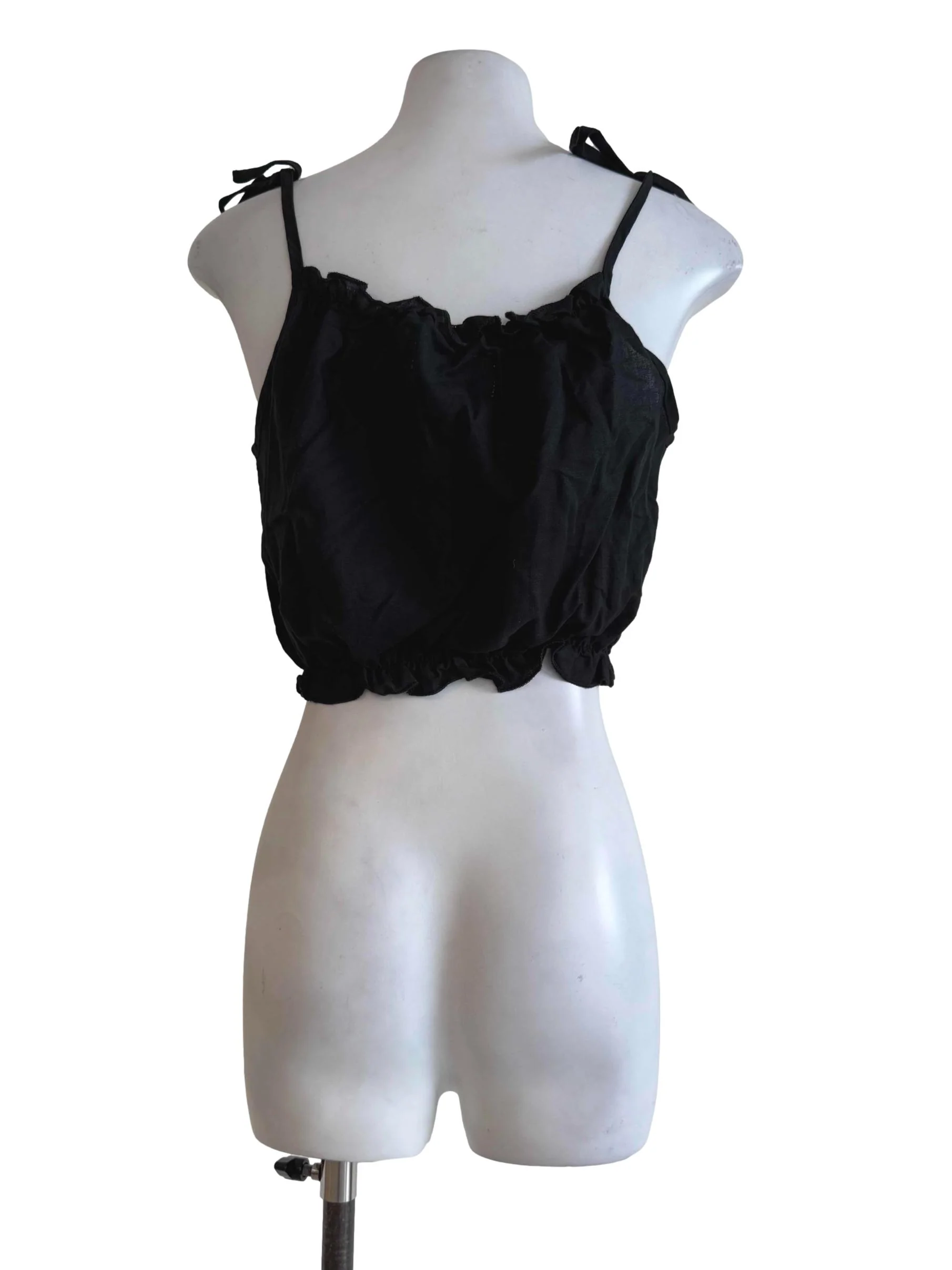 Onyx Black Sleeveless Top - Image 2