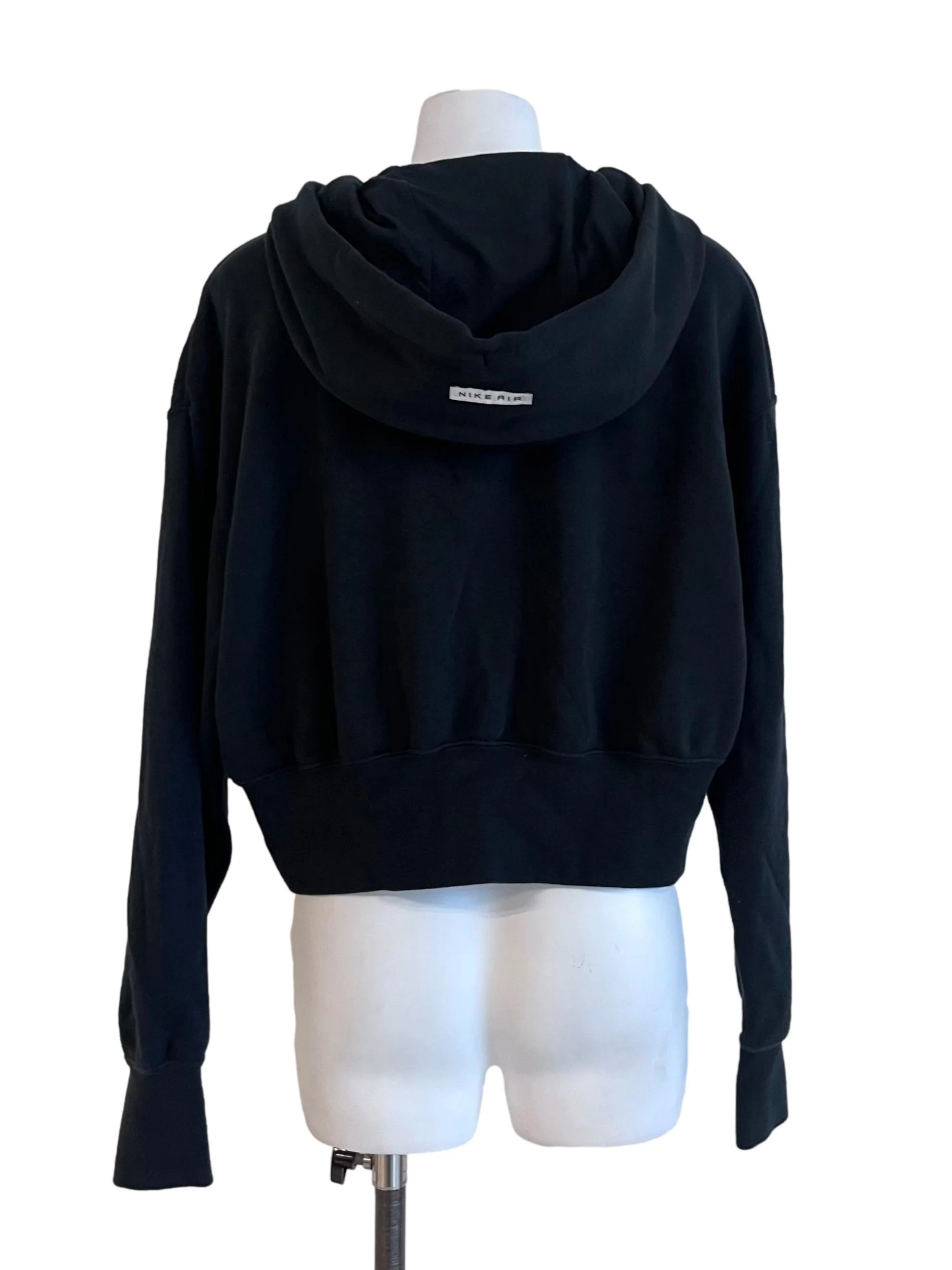 Onyx Black Zipped Hoodie - Image 2