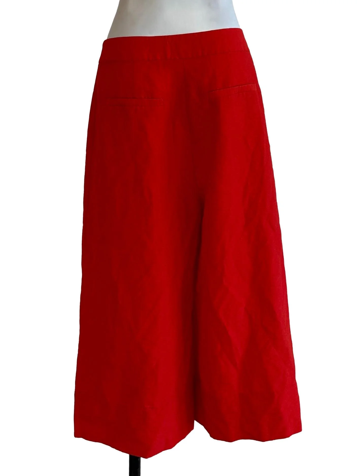 Orange Plain Culottes - Image 2