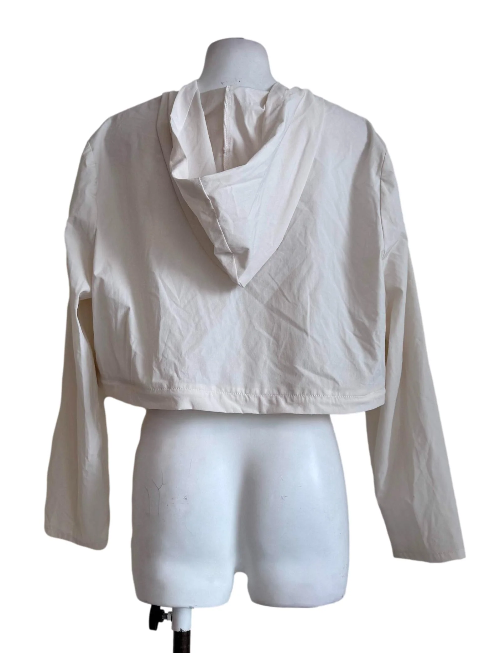 Pale Beige Long Sleeve Windbreaker - Image 2