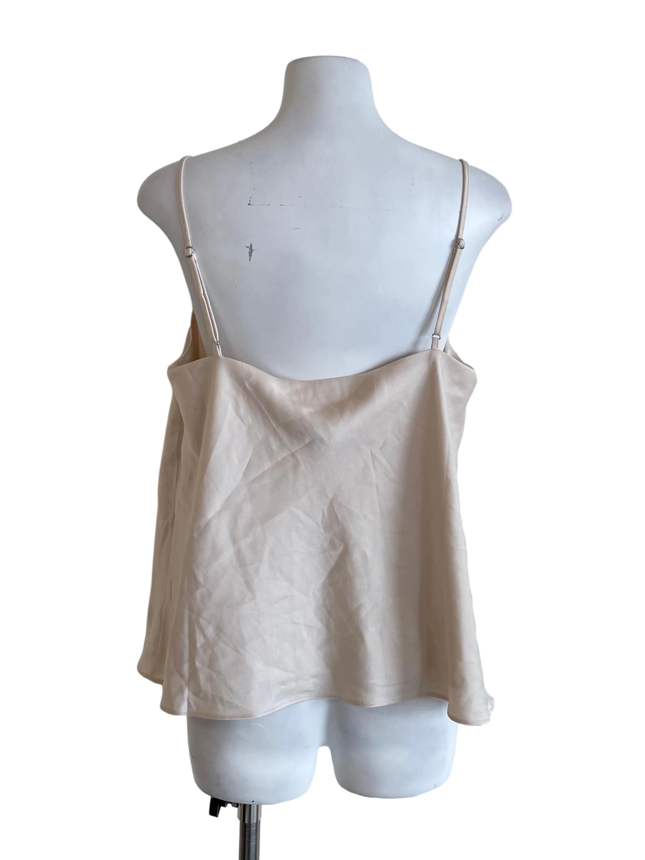 Parchment Draped Satin Camisole - Image 2