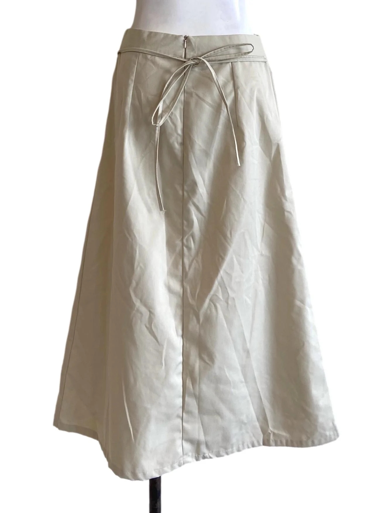 Parchment Twill A-Line Skirts - Image 2