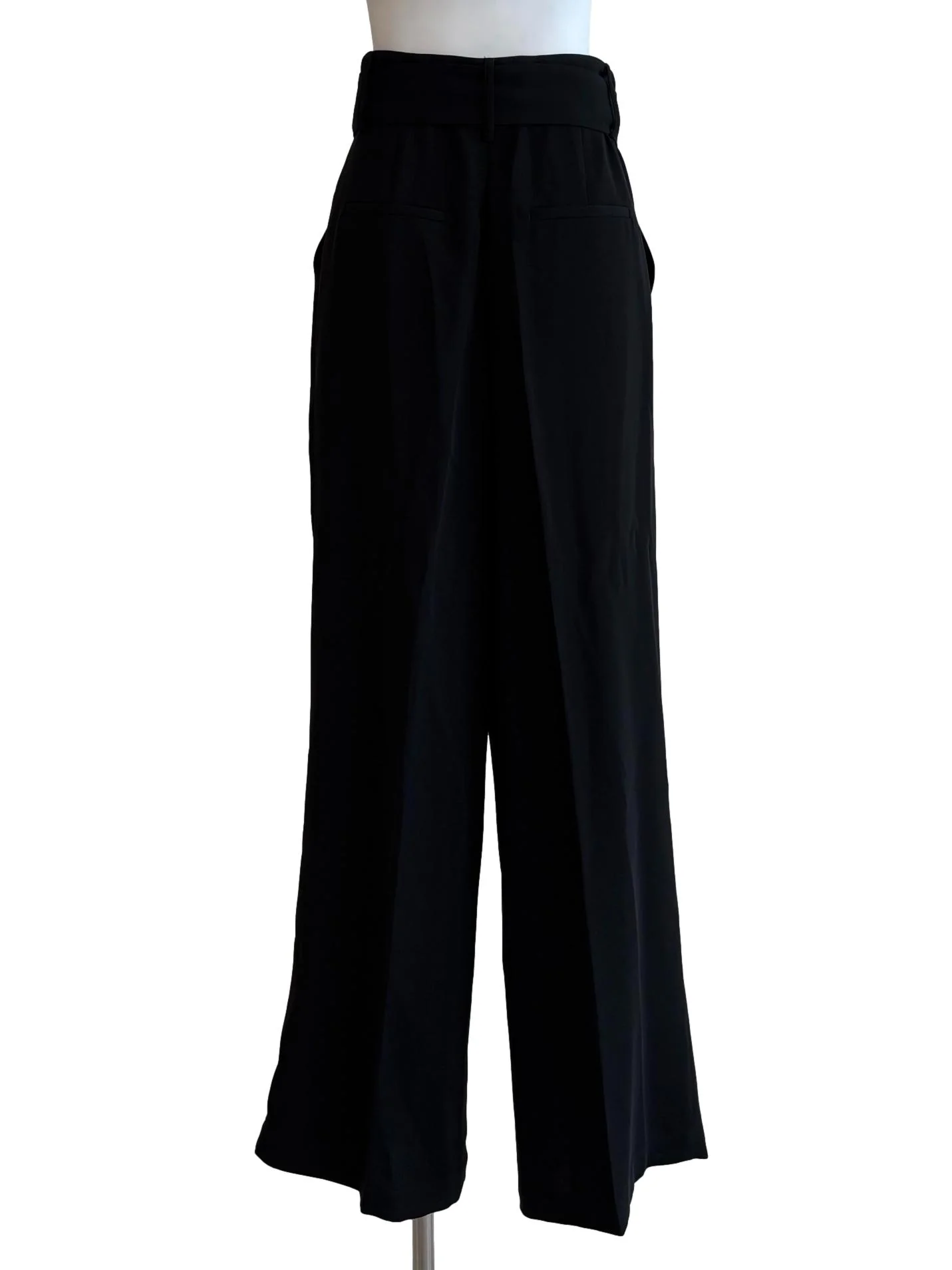 Parisian Black Lined Wide Leg Pants - Image 2
