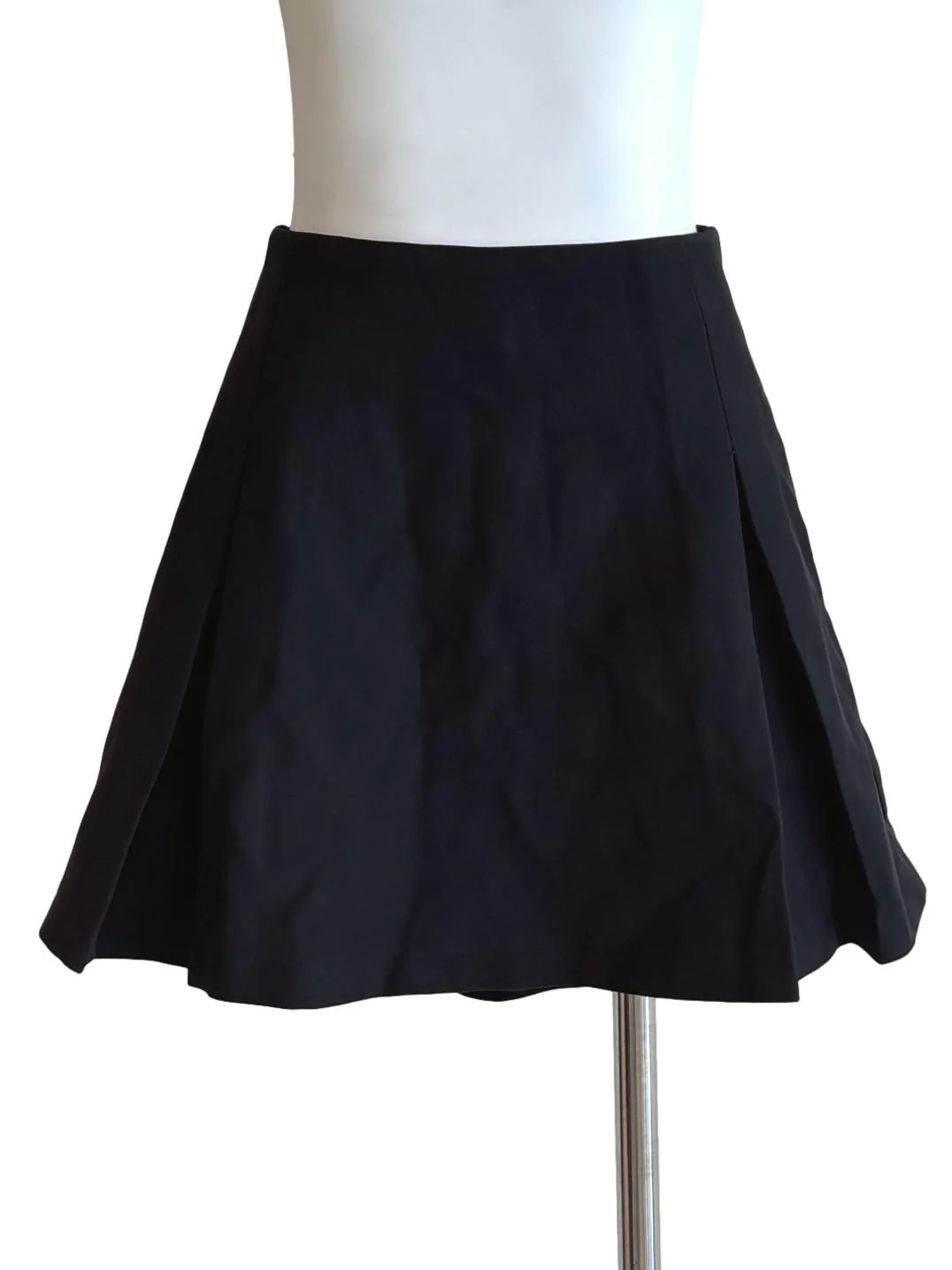 Parisian Black Mini Tennis Skirt
