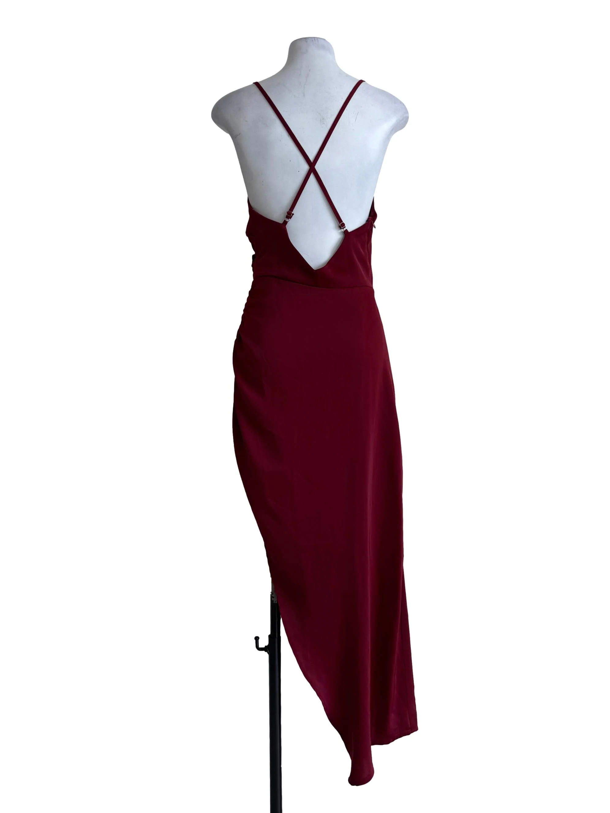 Passion Red Slip Dress - Image 2