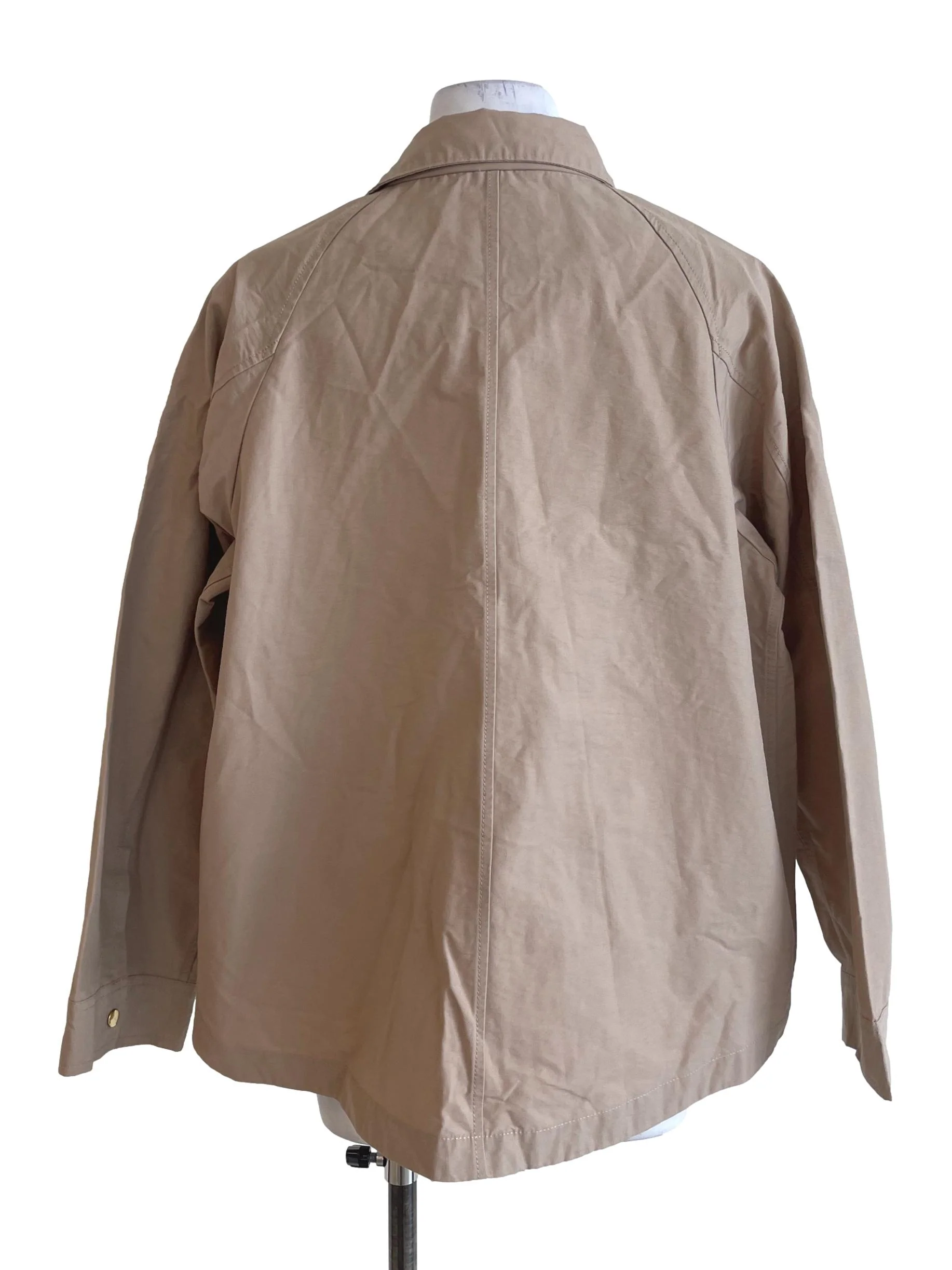 Pastel Brown Collared Jacket - Image 2