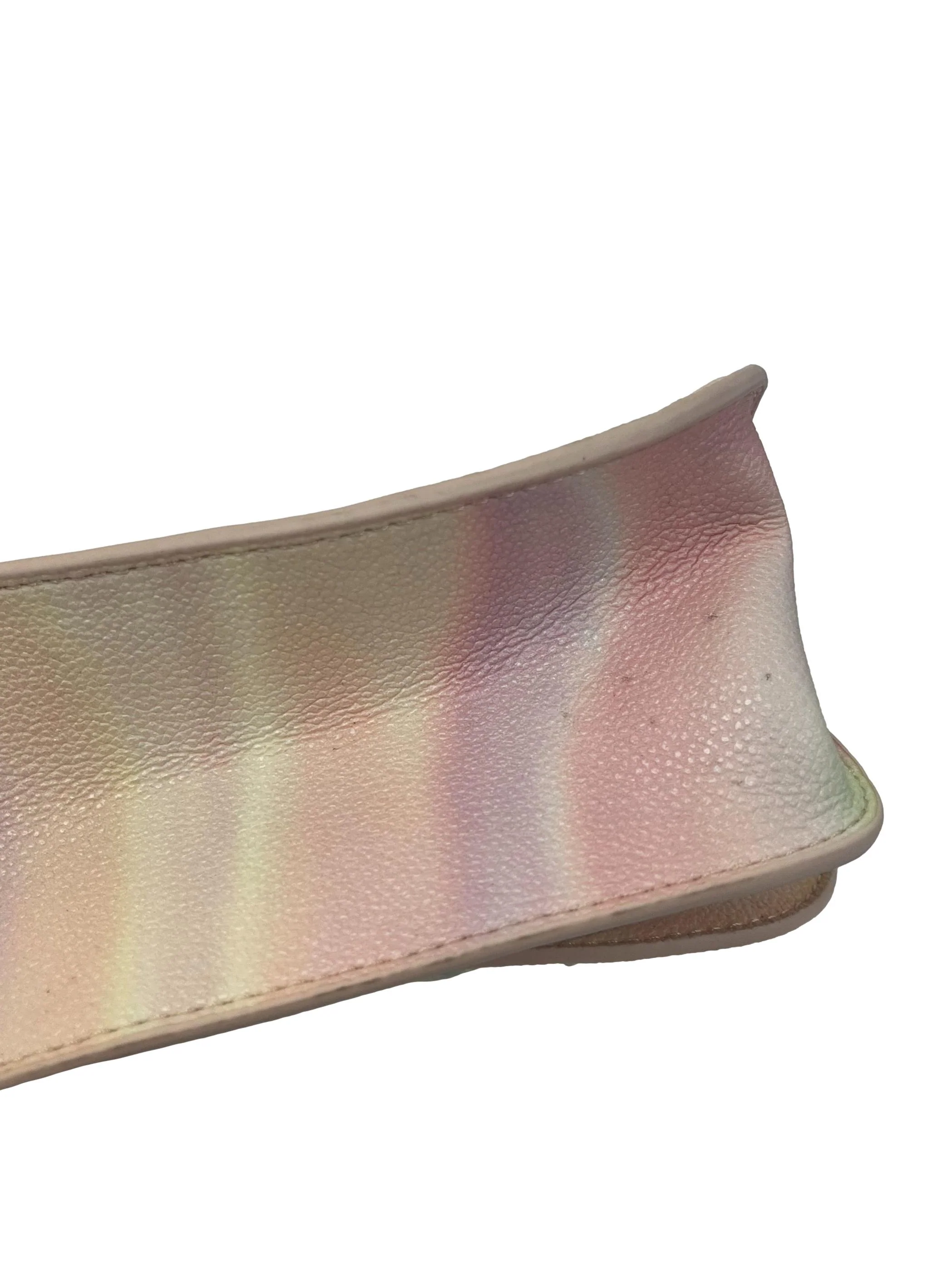 Pastel Gradient Small Shoulder Bag With Chain Straps - Image 6