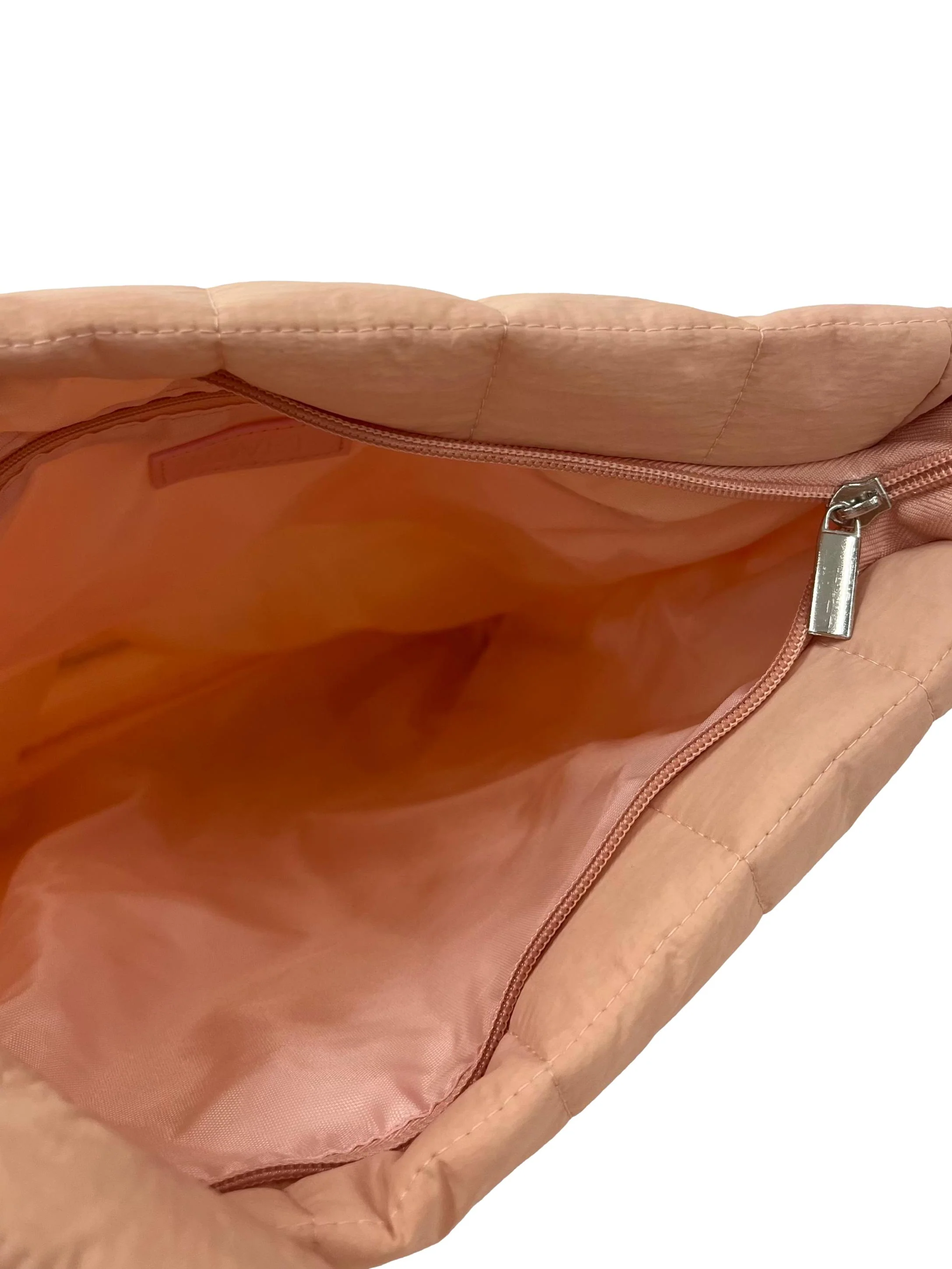 Peach Quilted Tote Bag - Image 5