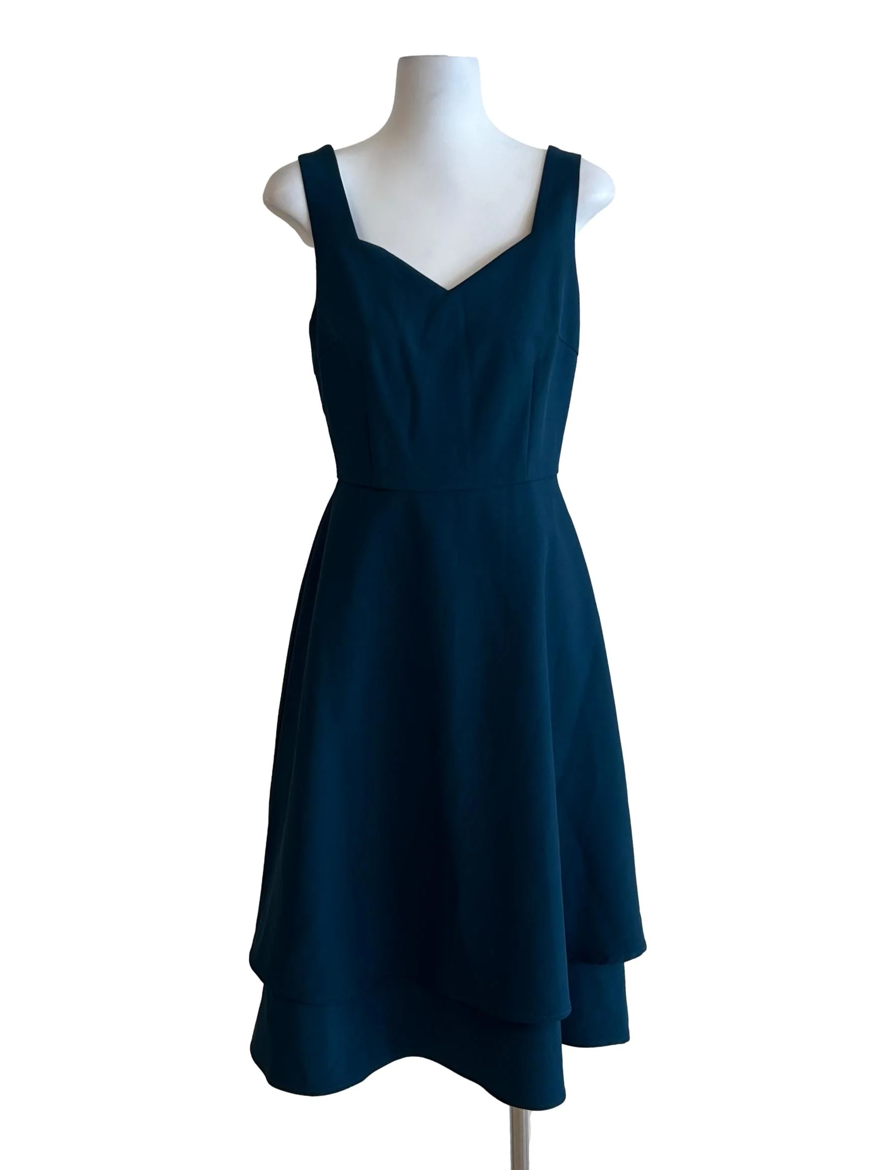 Peacock Blue A-Line Dress LB