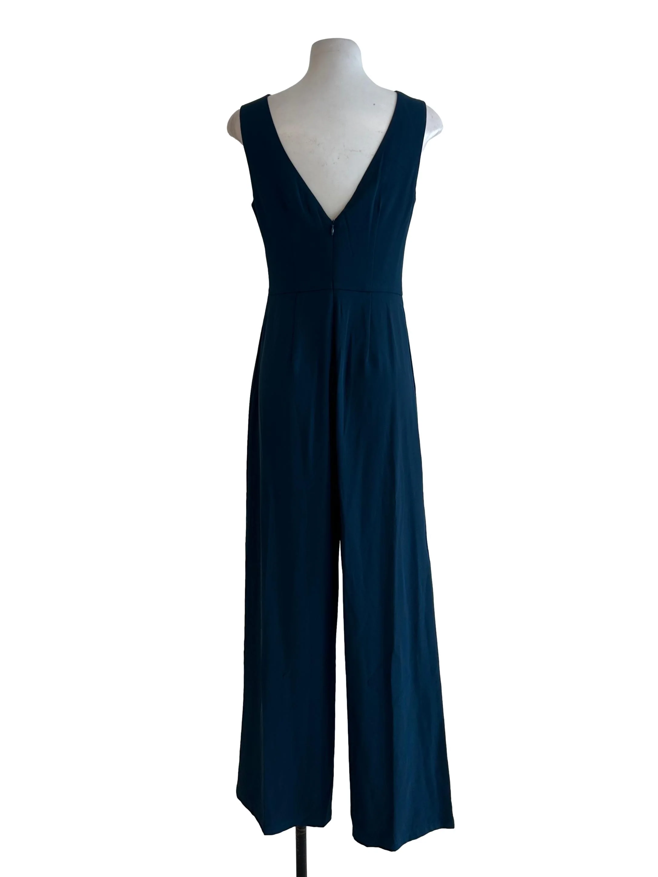 Peacock Blue Wide Leg Jumpsuit LB - Image 2