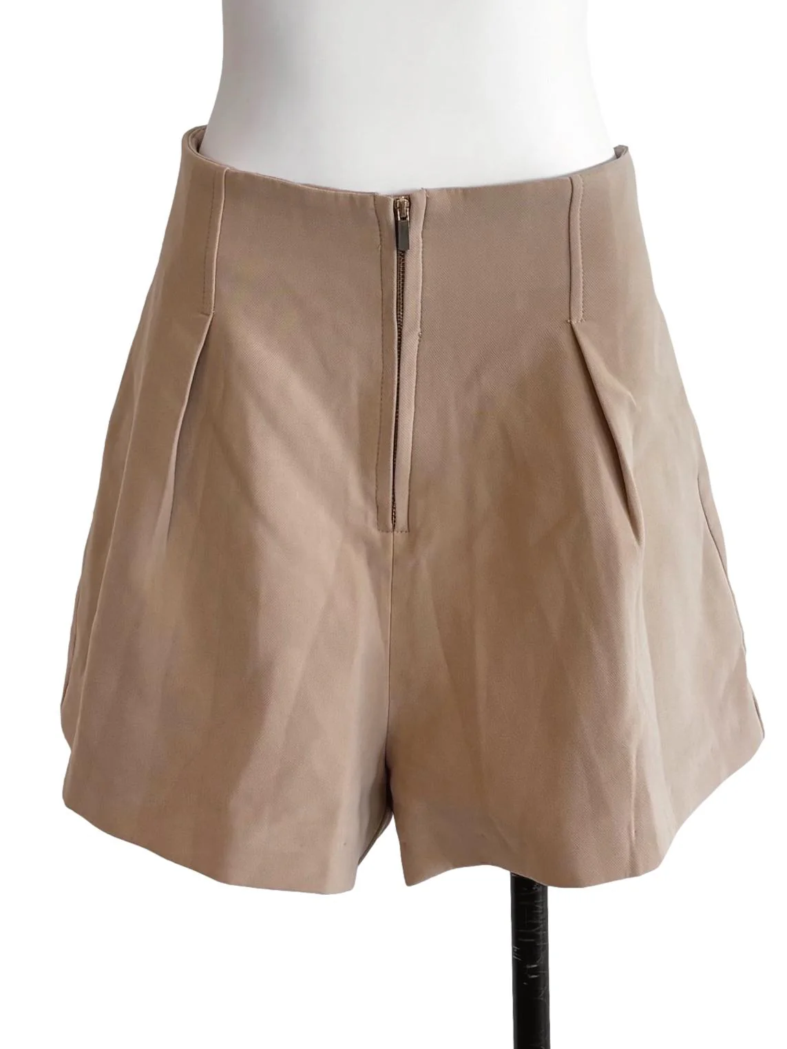 Peanut Brown High Waist Shorts