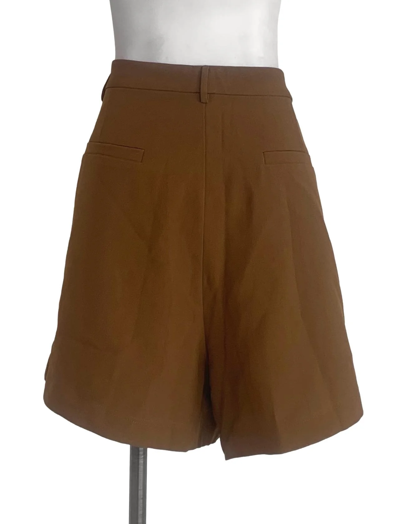 Peanut Brown Structured Shorts LB - Image 2