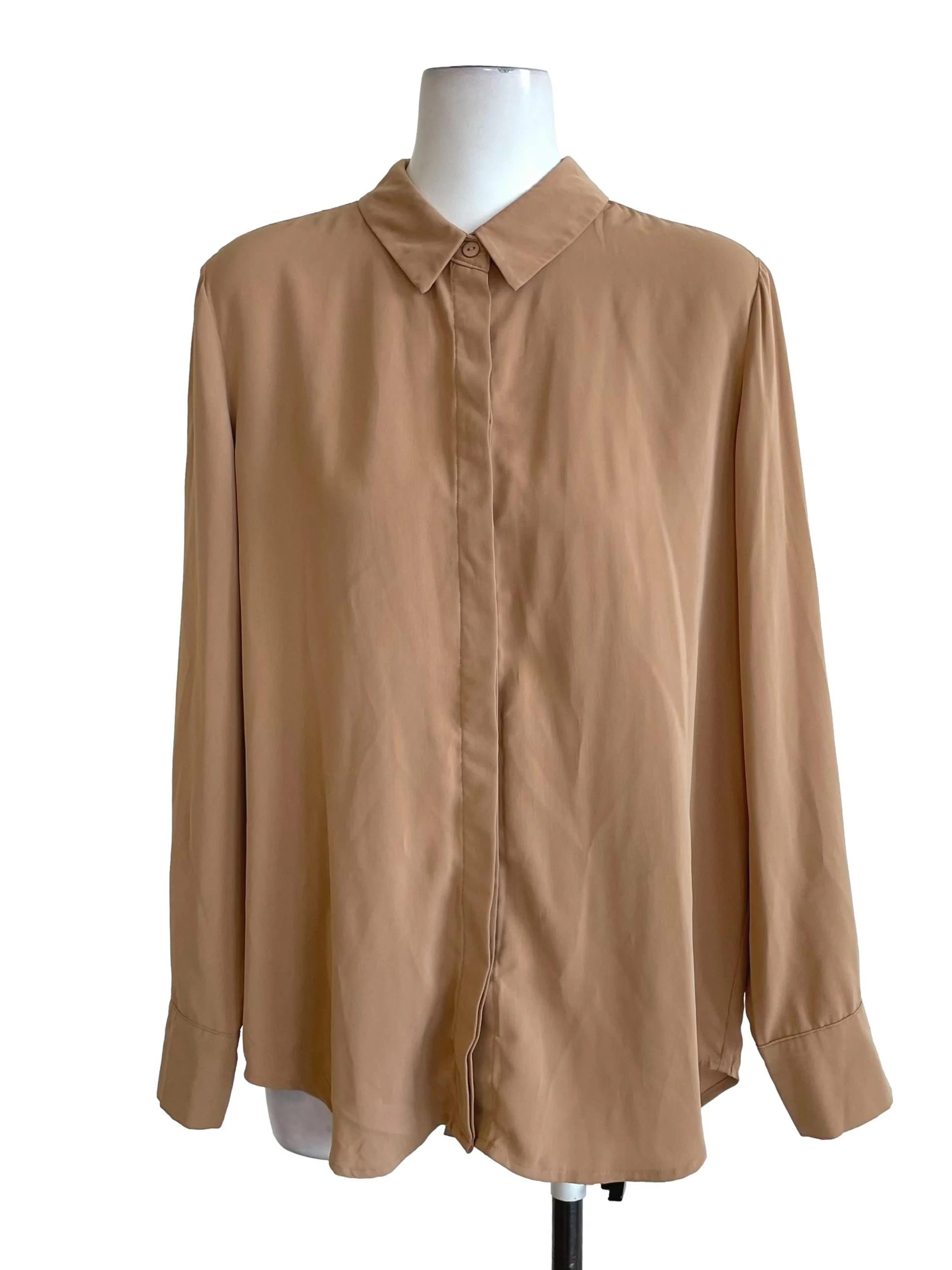 Peanut Flowy Blouse TTR