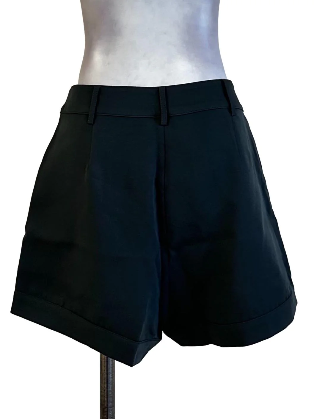 Pebble Grey Plain Shorts - Image 2