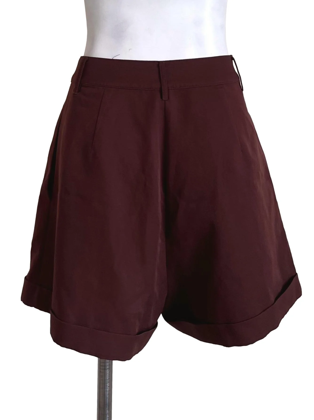 Penny Brown Structured Shorts - Image 2