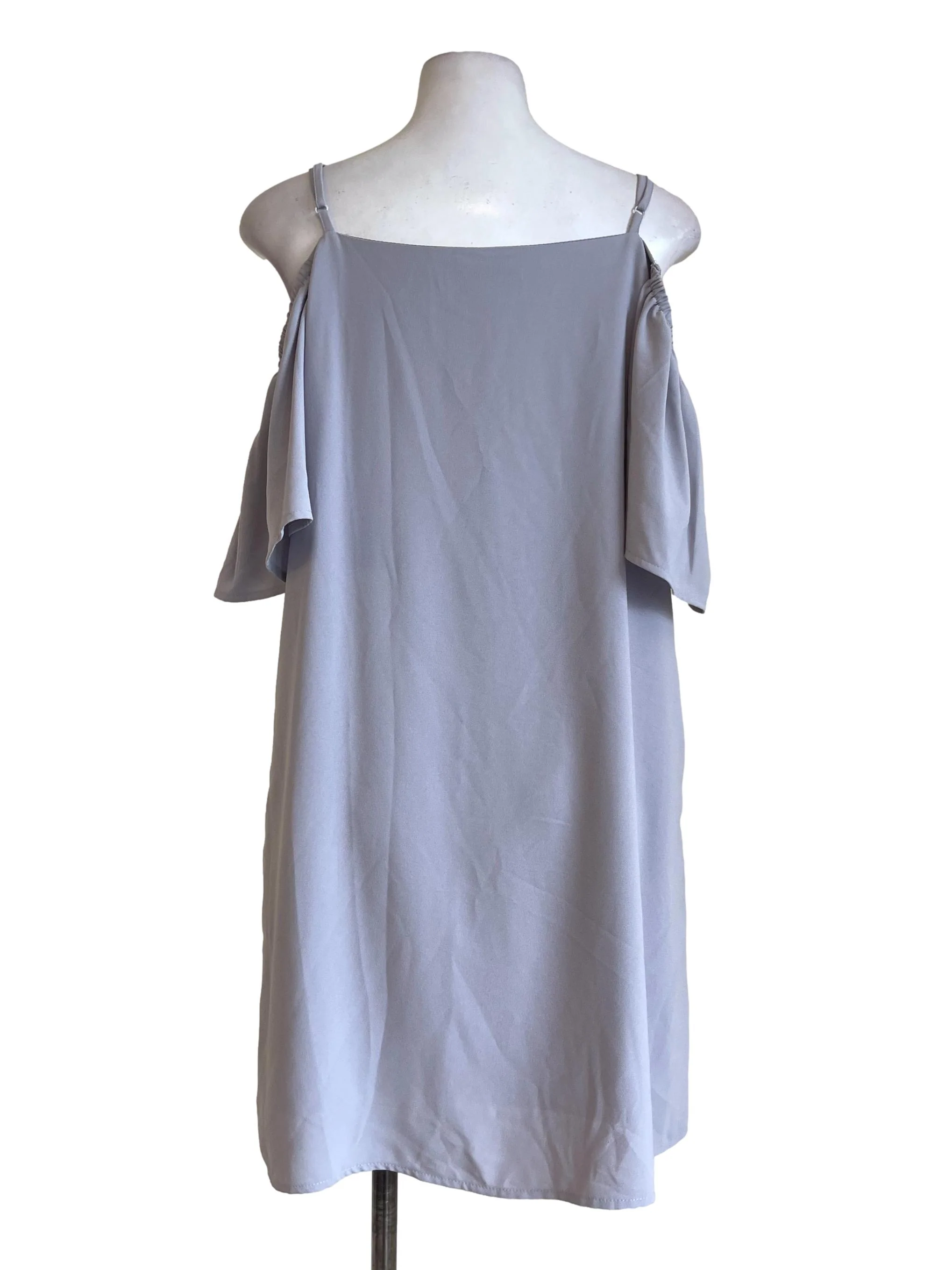 Periwinkle Cold Shoulder Dress - Image 2