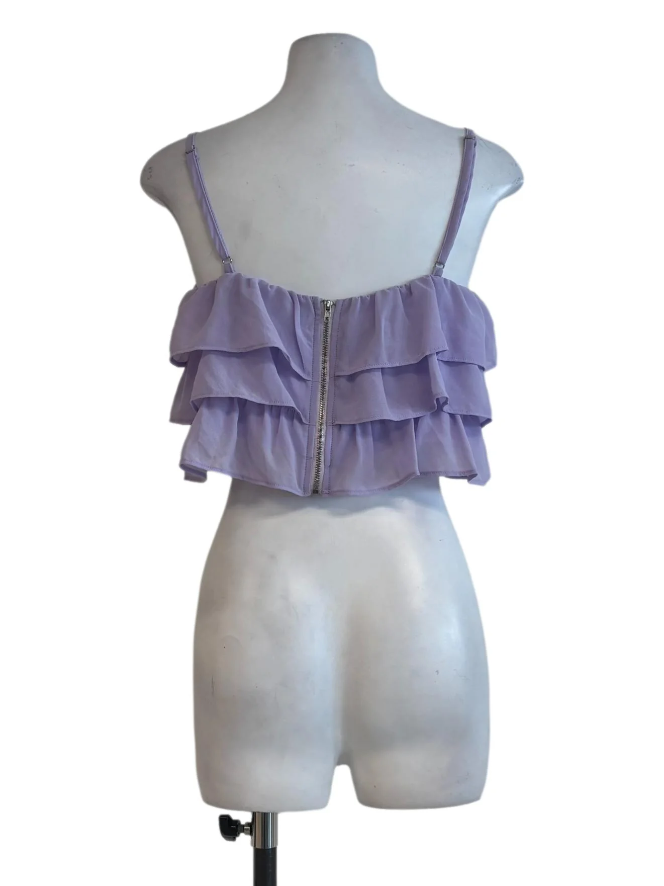 Periwinkle Ruffled Camisole Top - Image 2