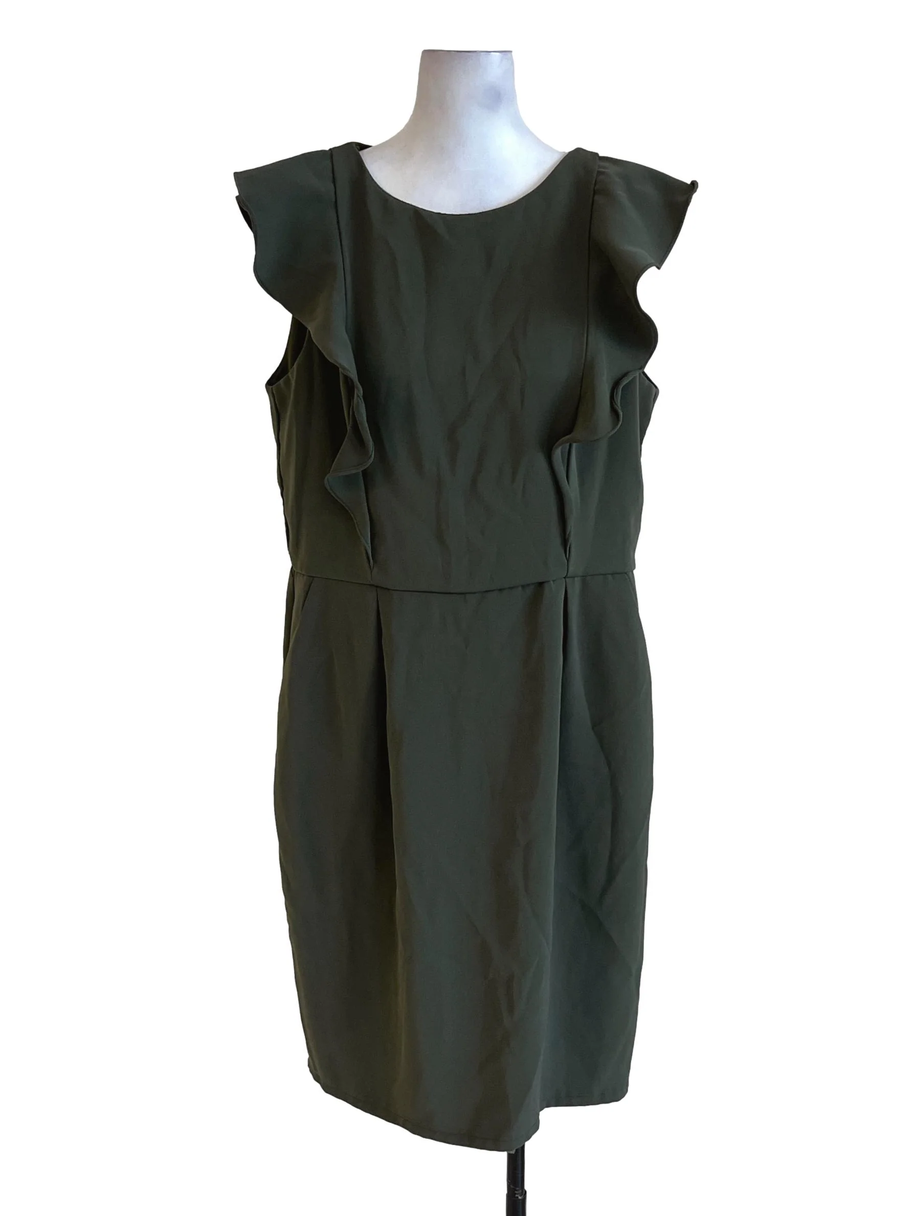 Pickle Green Ruffles Dress