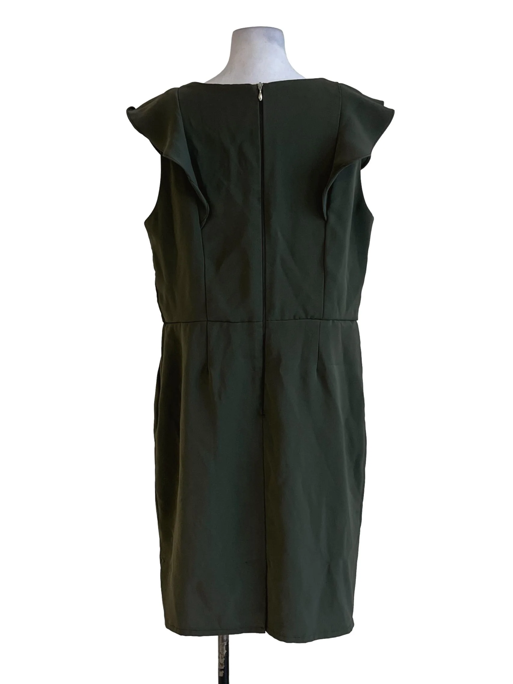 Pickle Green Ruffles Dress - Image 2