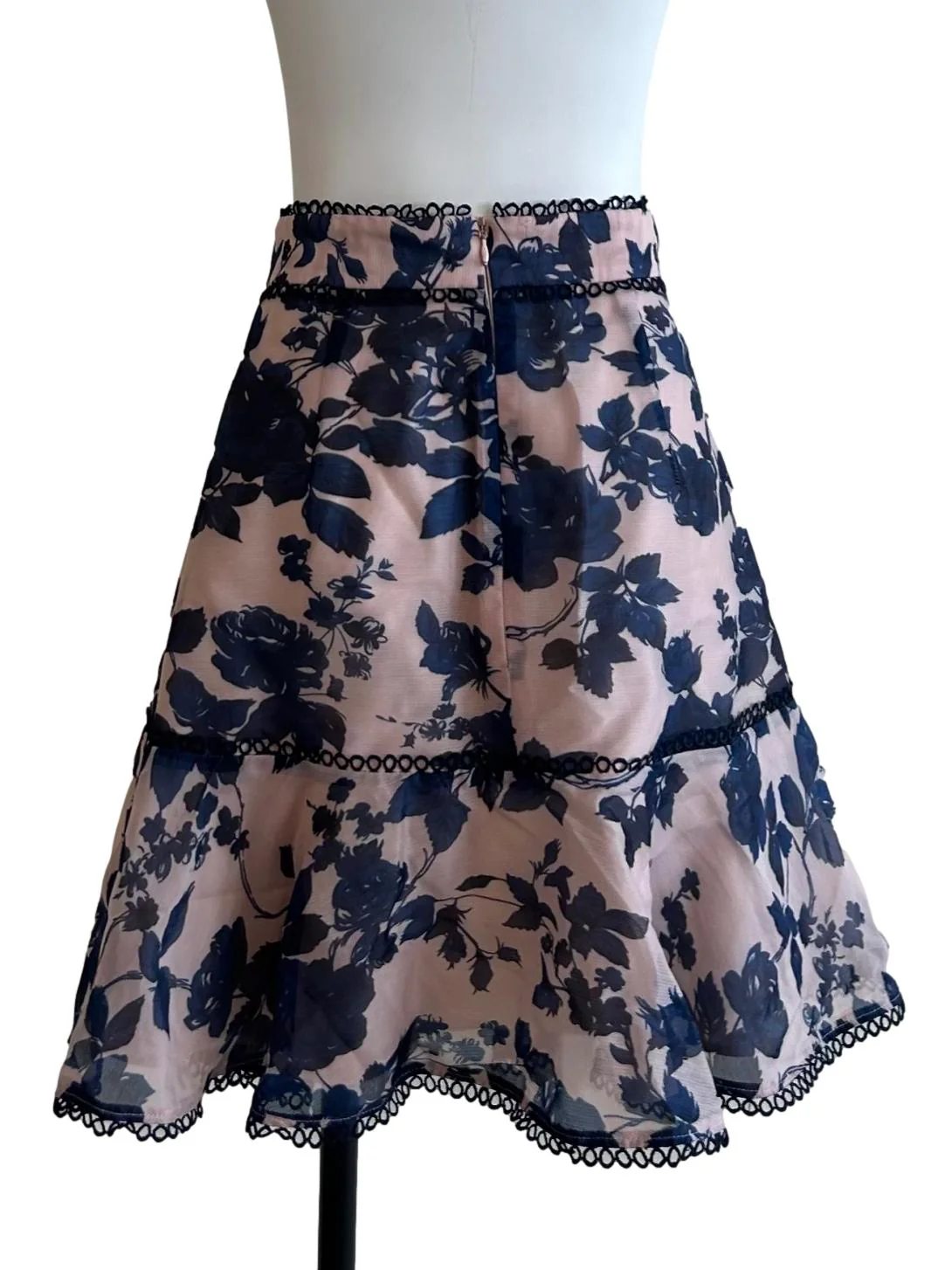 Pink And Purple Floral Skirt - Image 2