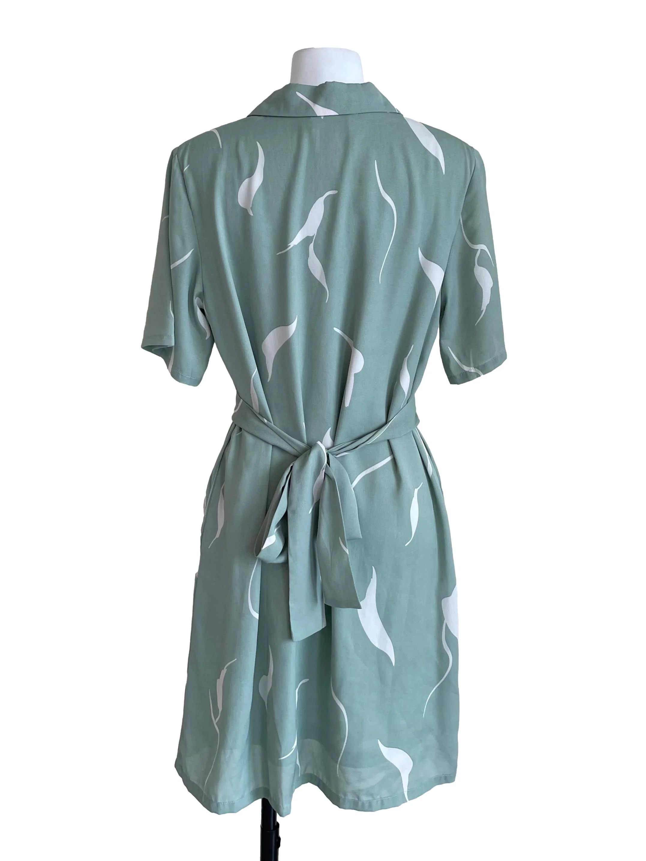 Pistachio Green Double Breasted Suit Dress - Image 2