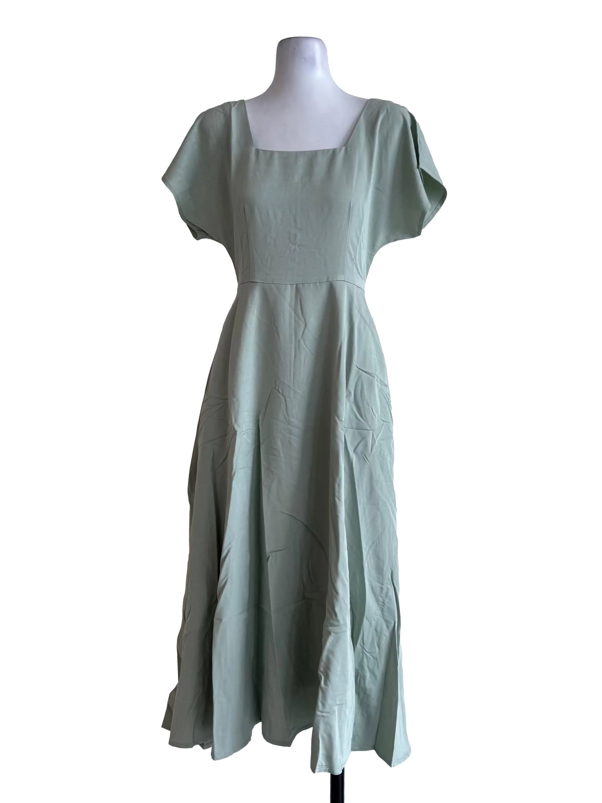 Pistachio Green Empire Dress