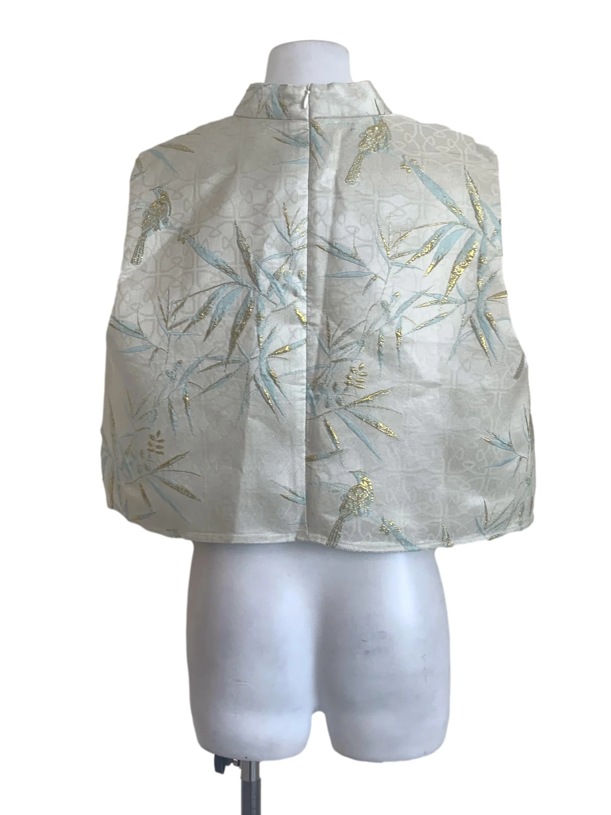 Pistachio Green Pattern Cheongsam Top - Image 2
