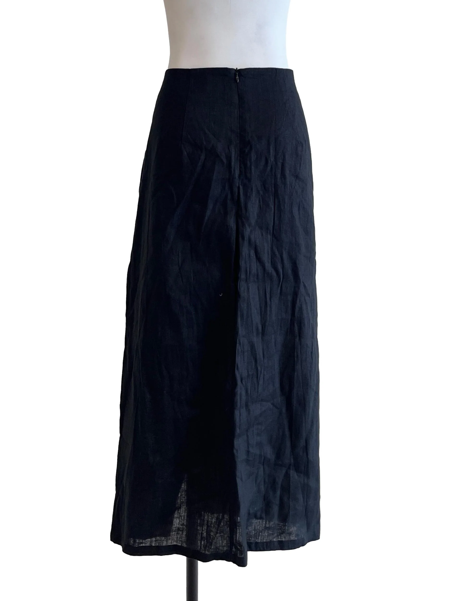 Pitch Black A-Line Skirt - Image 2