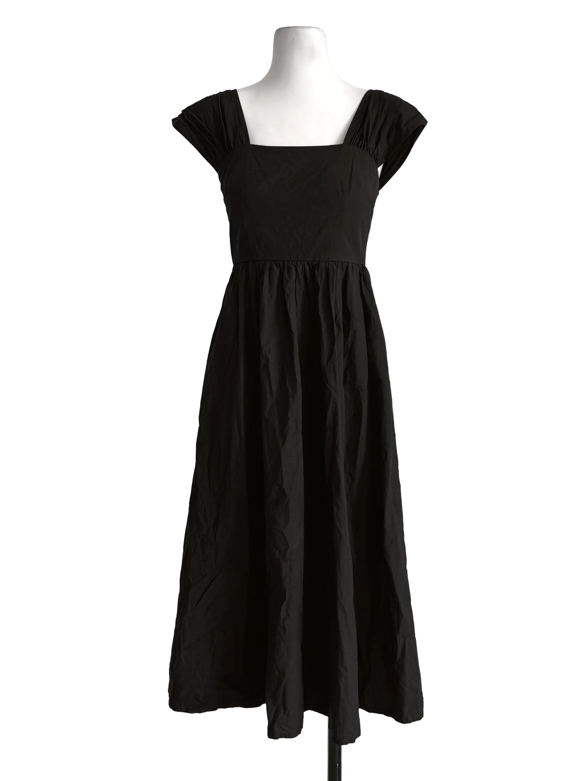 Pitch Black Apron Dress