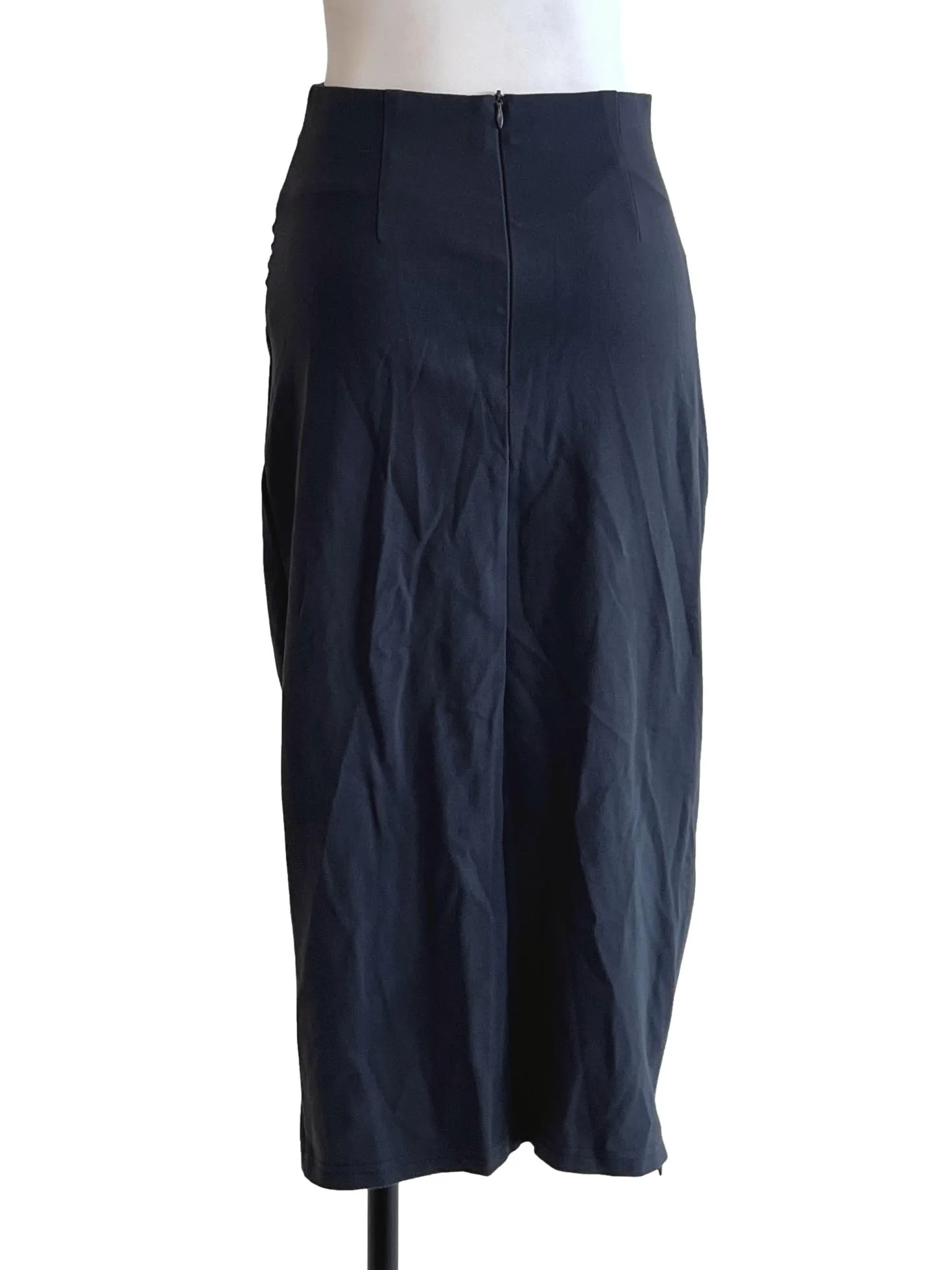 Pitch Black Pencil Skirt - Image 2